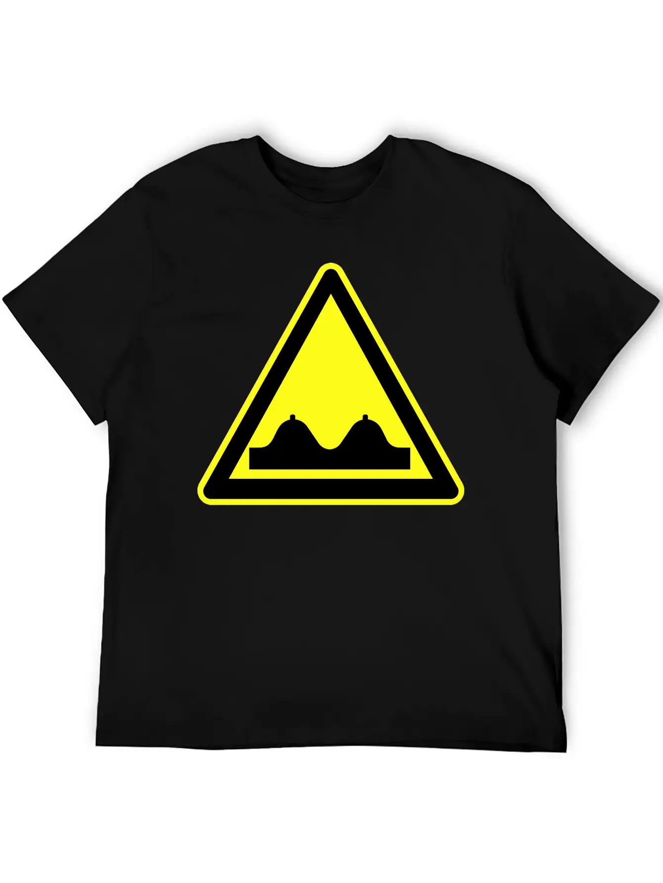 Adult Content Warning Sign Modern Fit Casual T-Shirt ��� Clean And Versatile Design