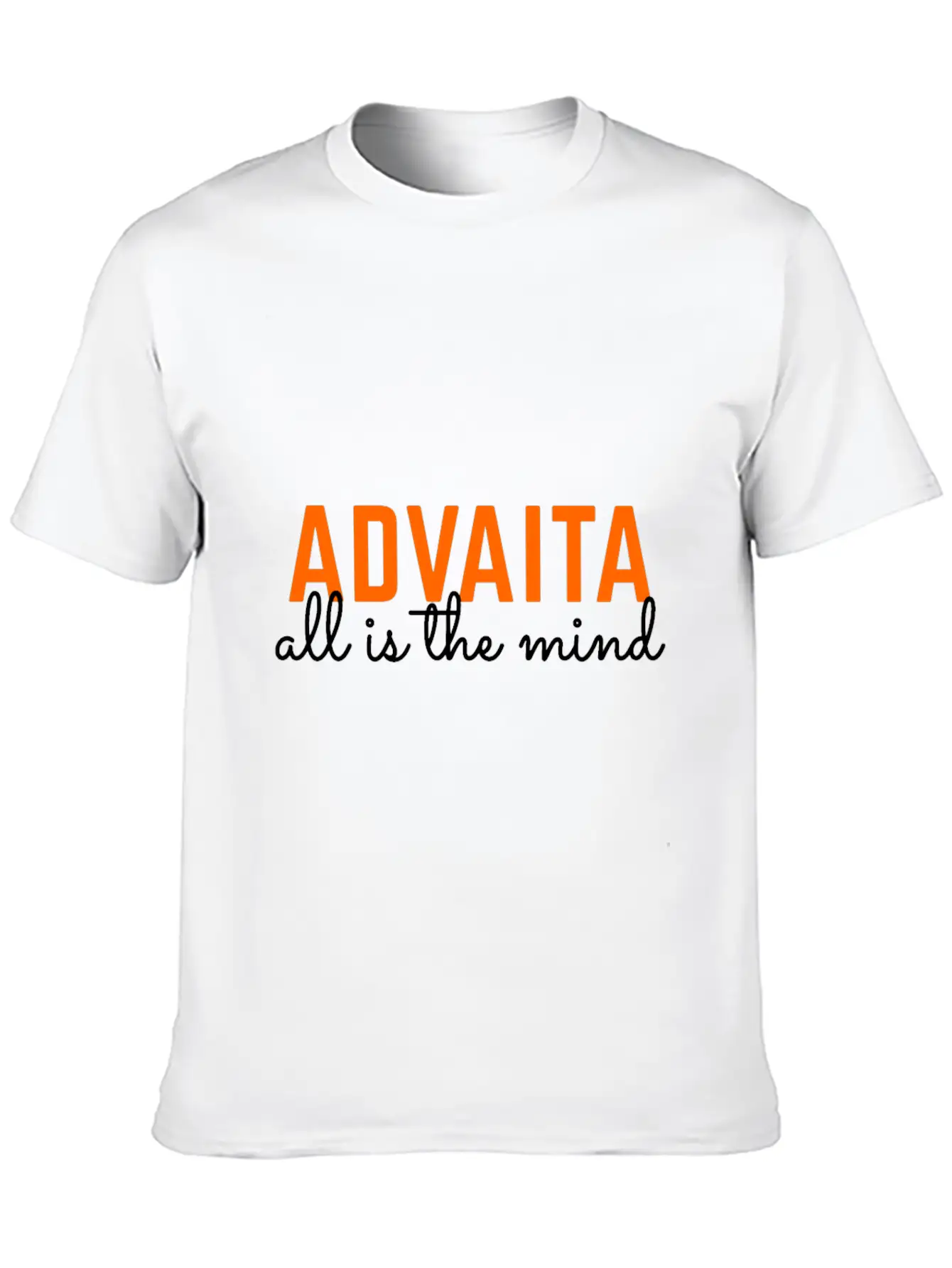 Advaita - All Is The Mind Classic Fit Graphic Tee For Daily Comfort – Unisex Cotton Shirt