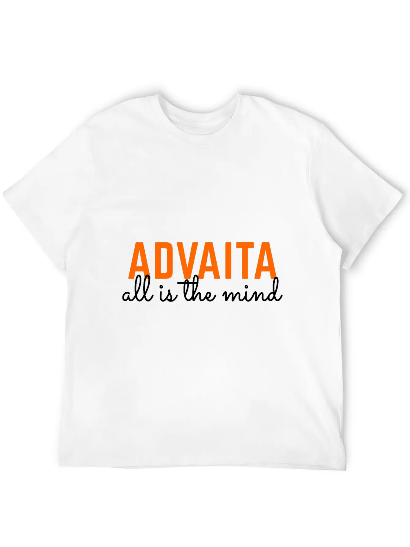 Advaita - All Is The Mind Classic Fit Graphic Tee For Daily Comfort – Unisex Cotton Shirt