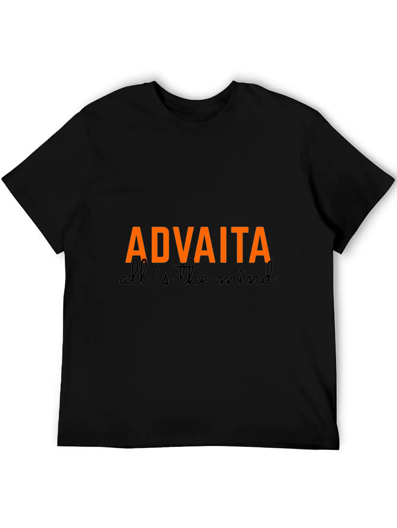 Advaita - All Is The Mind Classic Fit Graphic Tee For Daily Comfort – Unisex Cotton Shirt