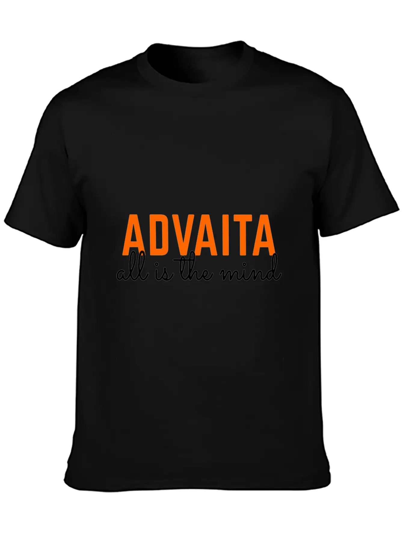 Advaita - All Is The Mind Classic Fit Graphic Tee For Daily Comfort – Unisex Cotton Shirt