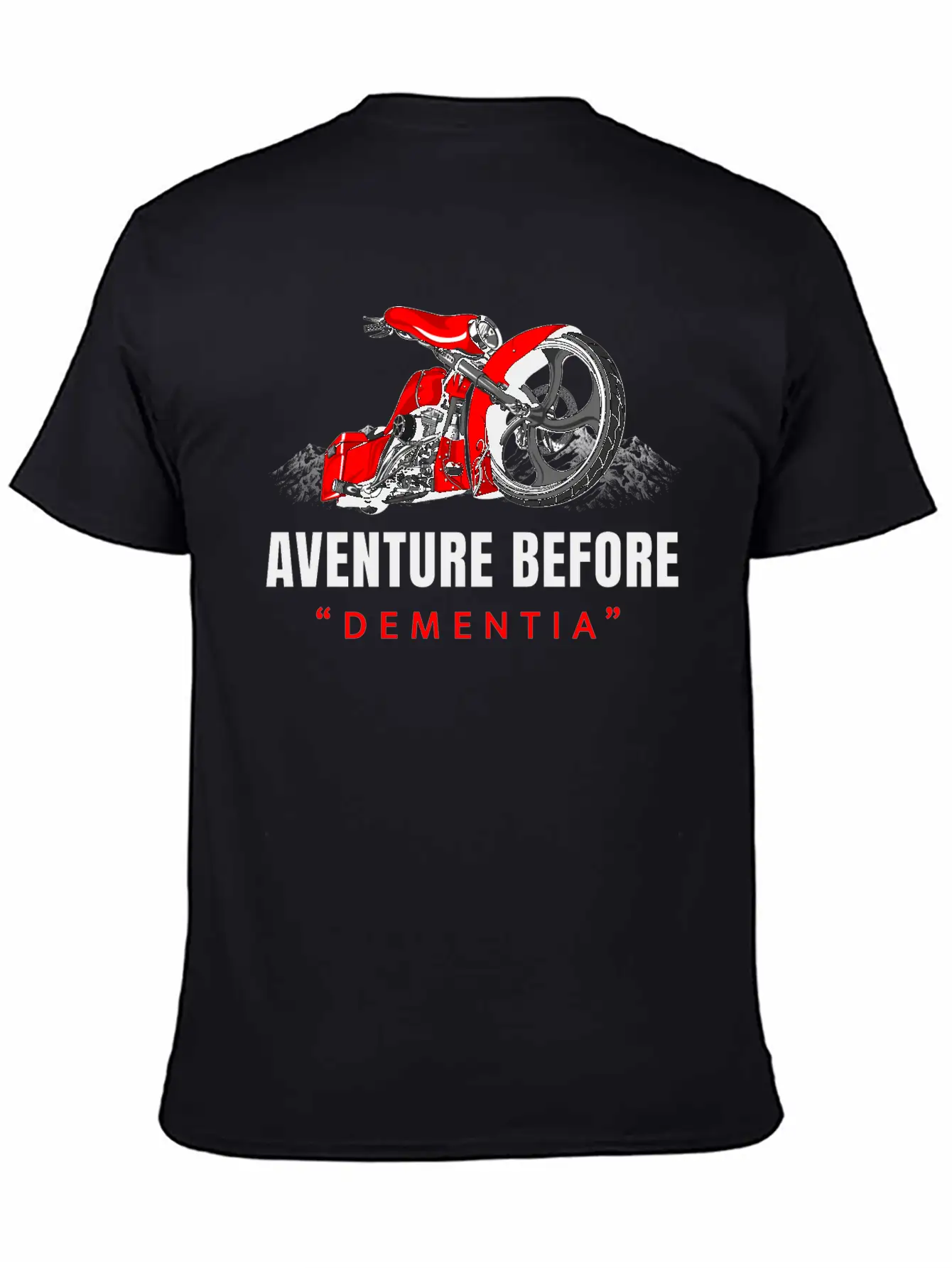 Adventure Before Dementia, Travel, Mountains,biker Unisex Casual T-Shirt – Clean Design For Daily Comfort