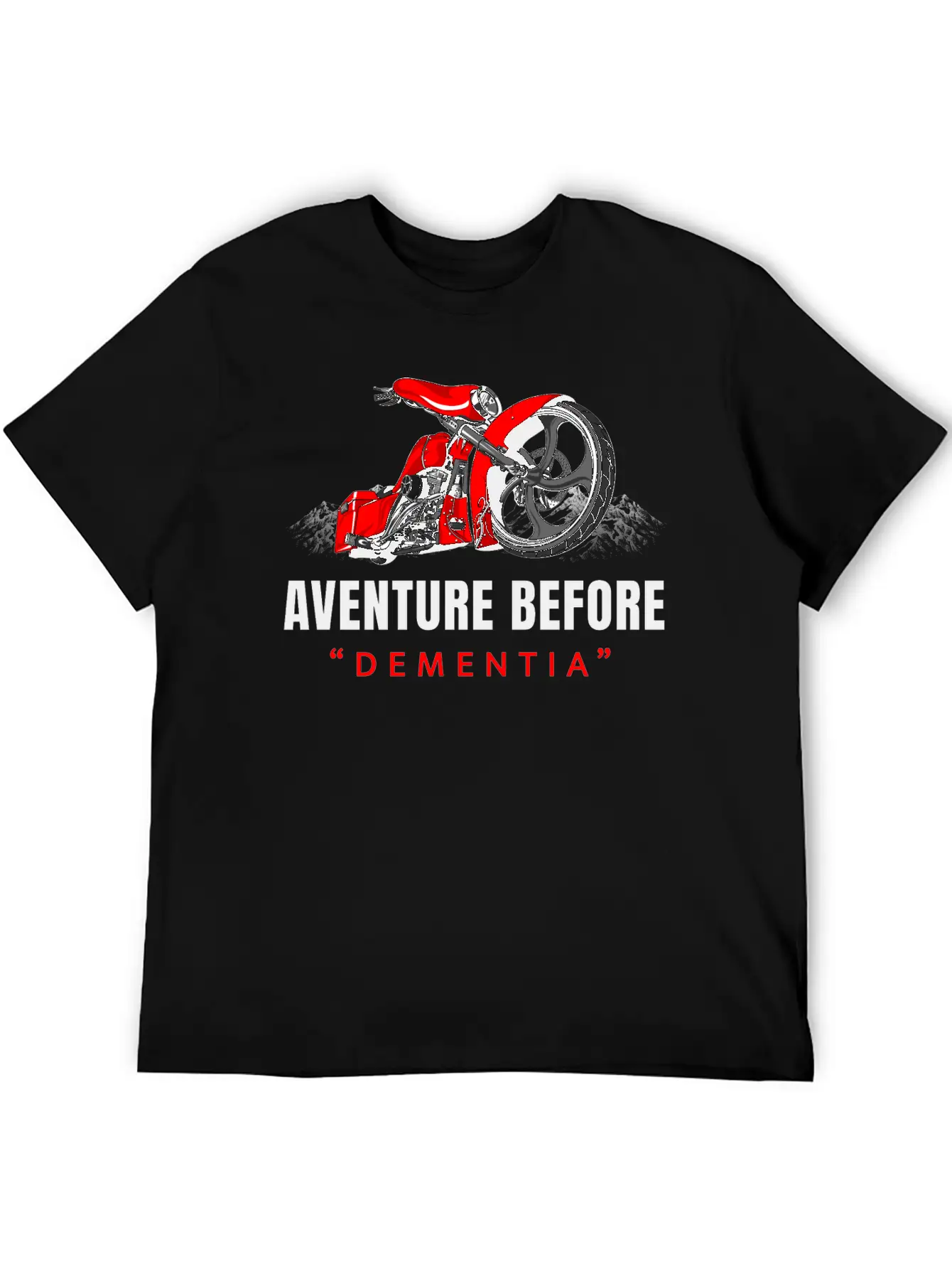 Adventure Before Dementia, Travel, Mountains,biker Unisex Casual T-Shirt – Clean Design For Daily Comfort
