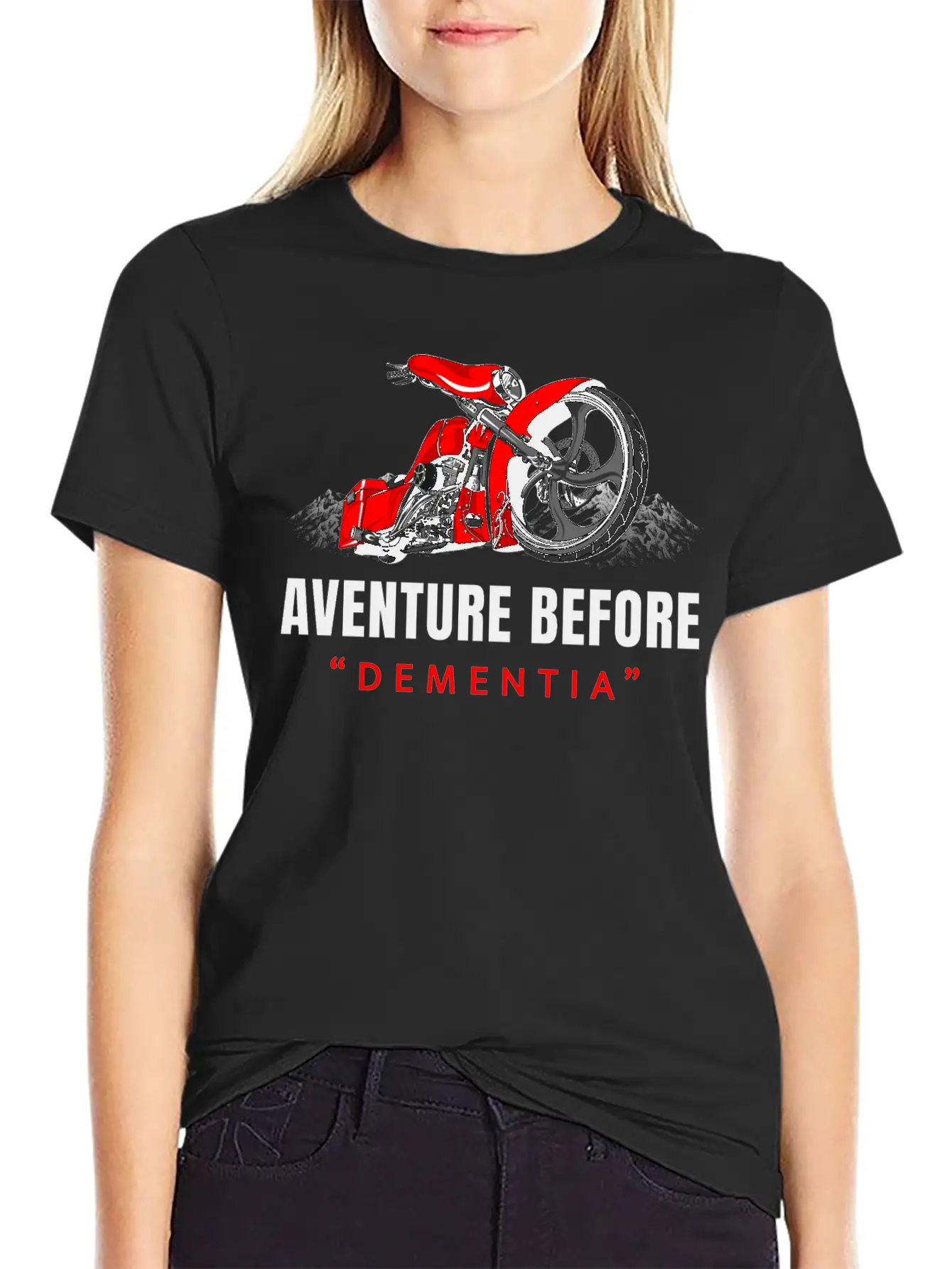 Adventure Before Dementia, Travel, Mountains,biker Unisex Casual T-Shirt – Clean Design For Daily Comfort