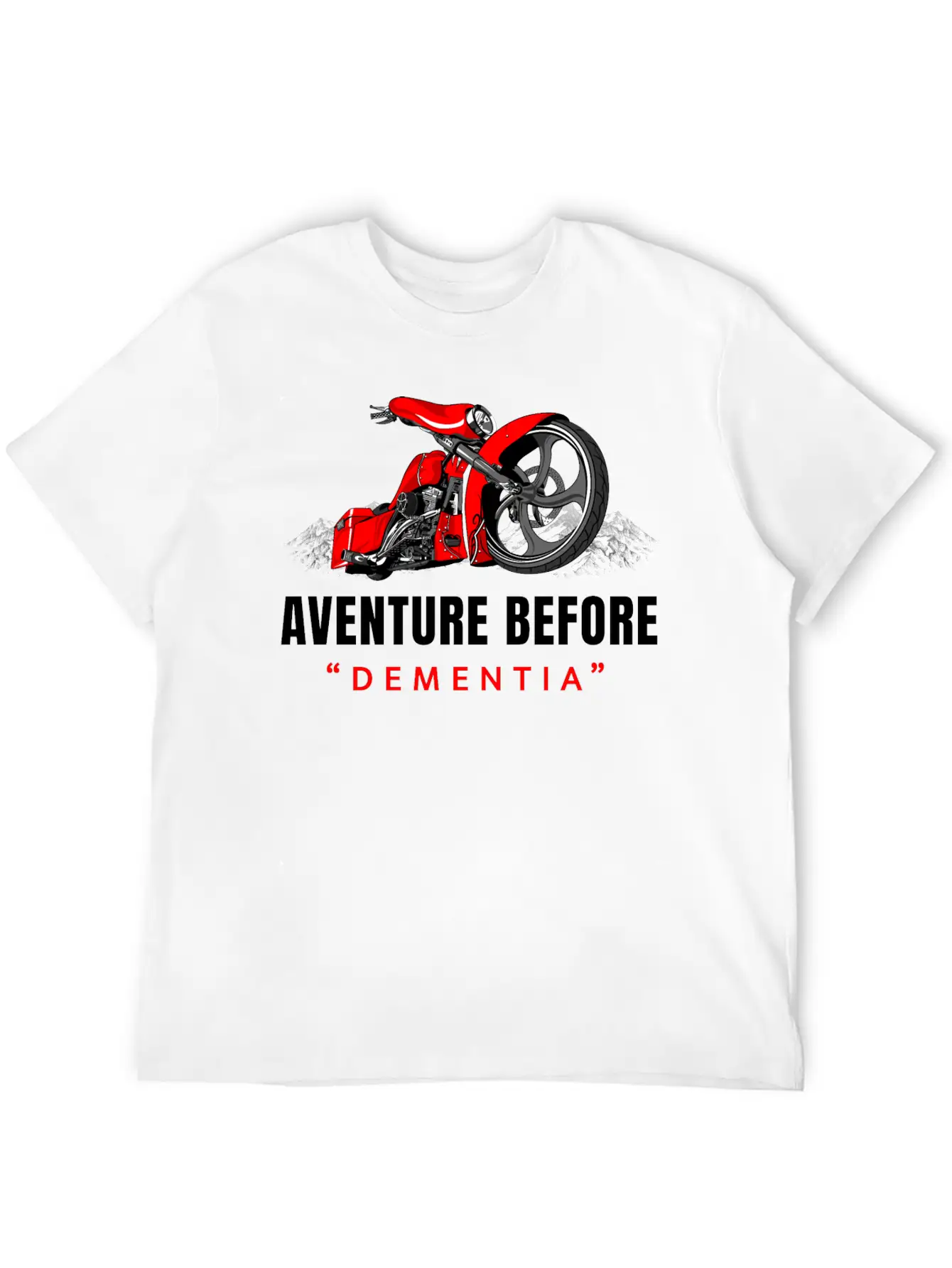 Adventure Before Dementia, Travel, Mountains,biker Unisex Casual T-Shirt – Clean Design For Daily Comfort