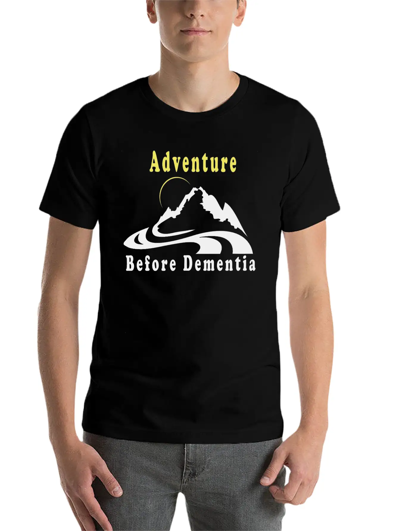 Adventure Before Dementia Unisex Casual T-Shirt – Clean Design For Daily Comfort