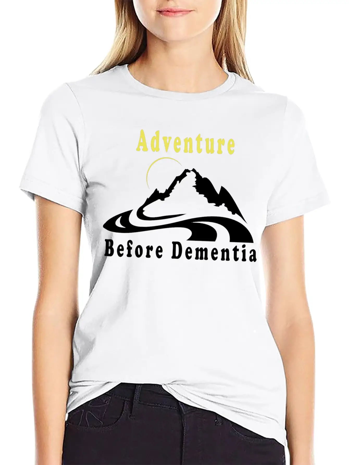 Adventure Before Dementia Unisex Casual T-Shirt – Clean Design For Daily Comfort