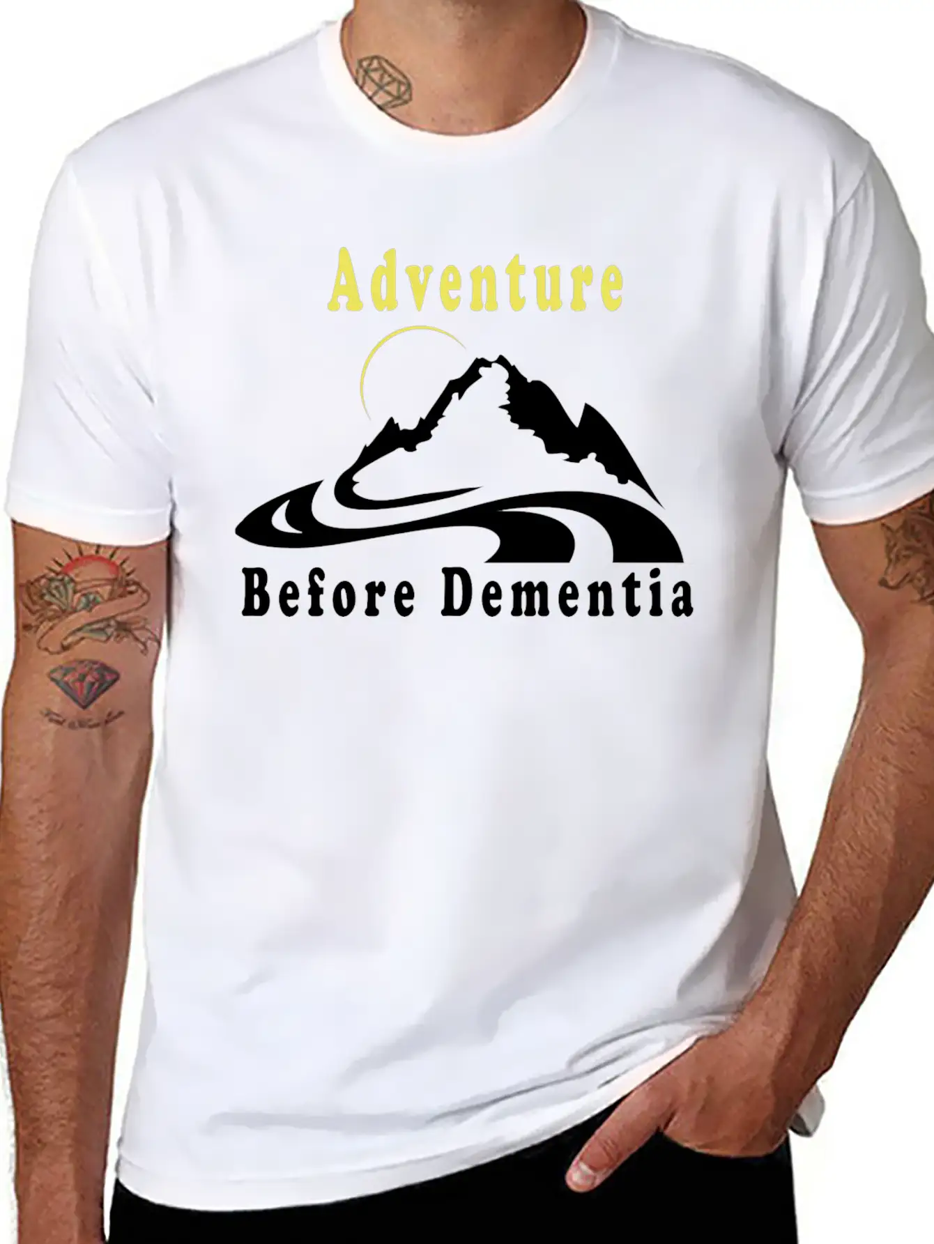 Adventure Before Dementia Unisex Casual T-Shirt – Clean Design For Daily Comfort