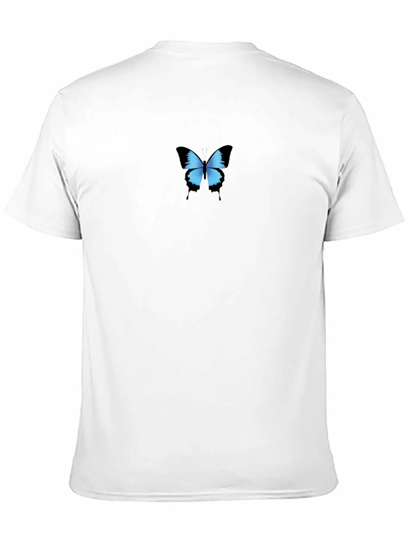Aesthetic Butterfly Blue - Grunge Soft Grunge Stylish Everyday T-Shirt – Unisex Basic Cotton Tee