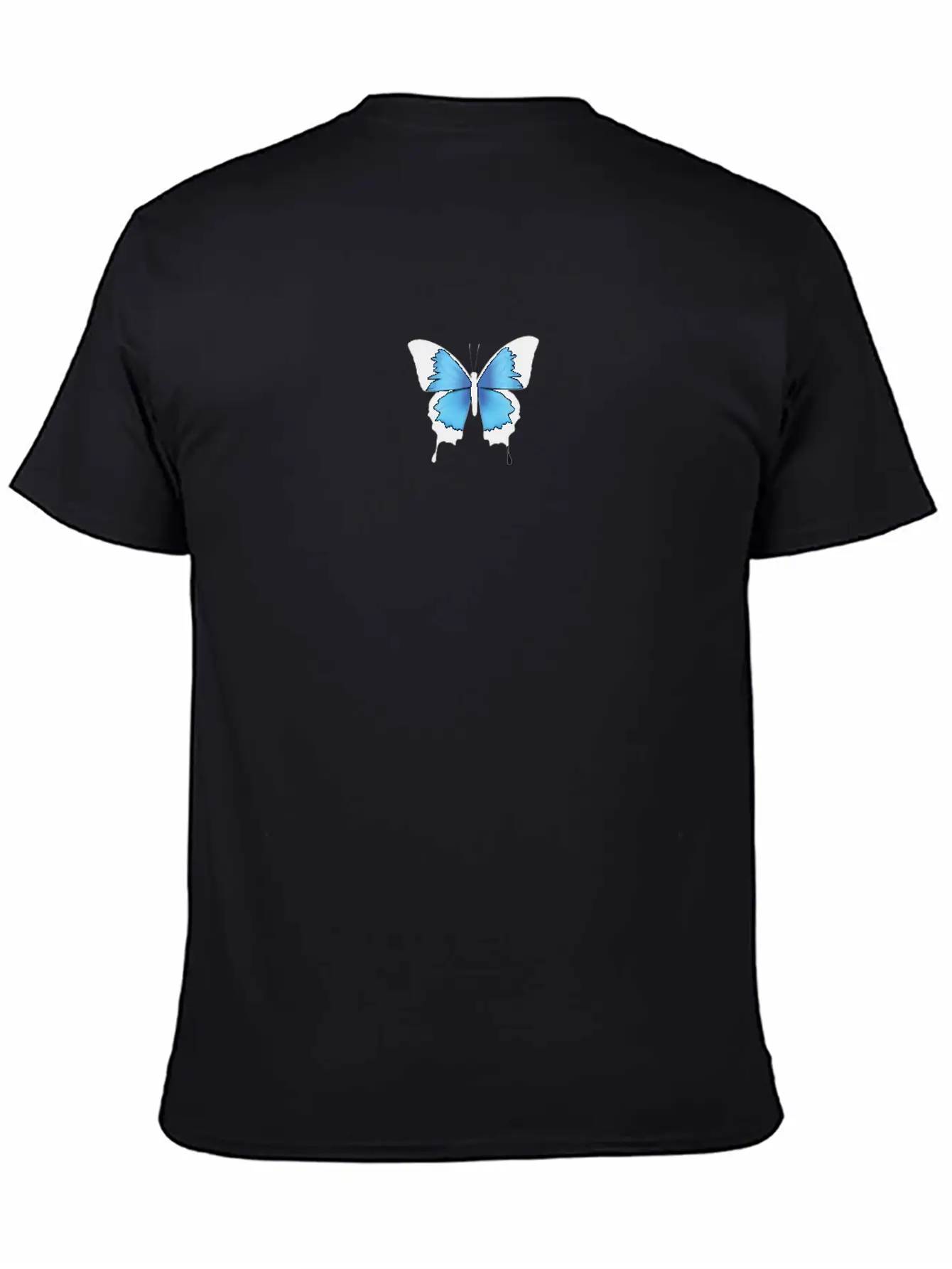 Aesthetic Butterfly Blue - Grunge Soft Grunge Stylish Everyday T-Shirt – Unisex Basic Cotton Tee