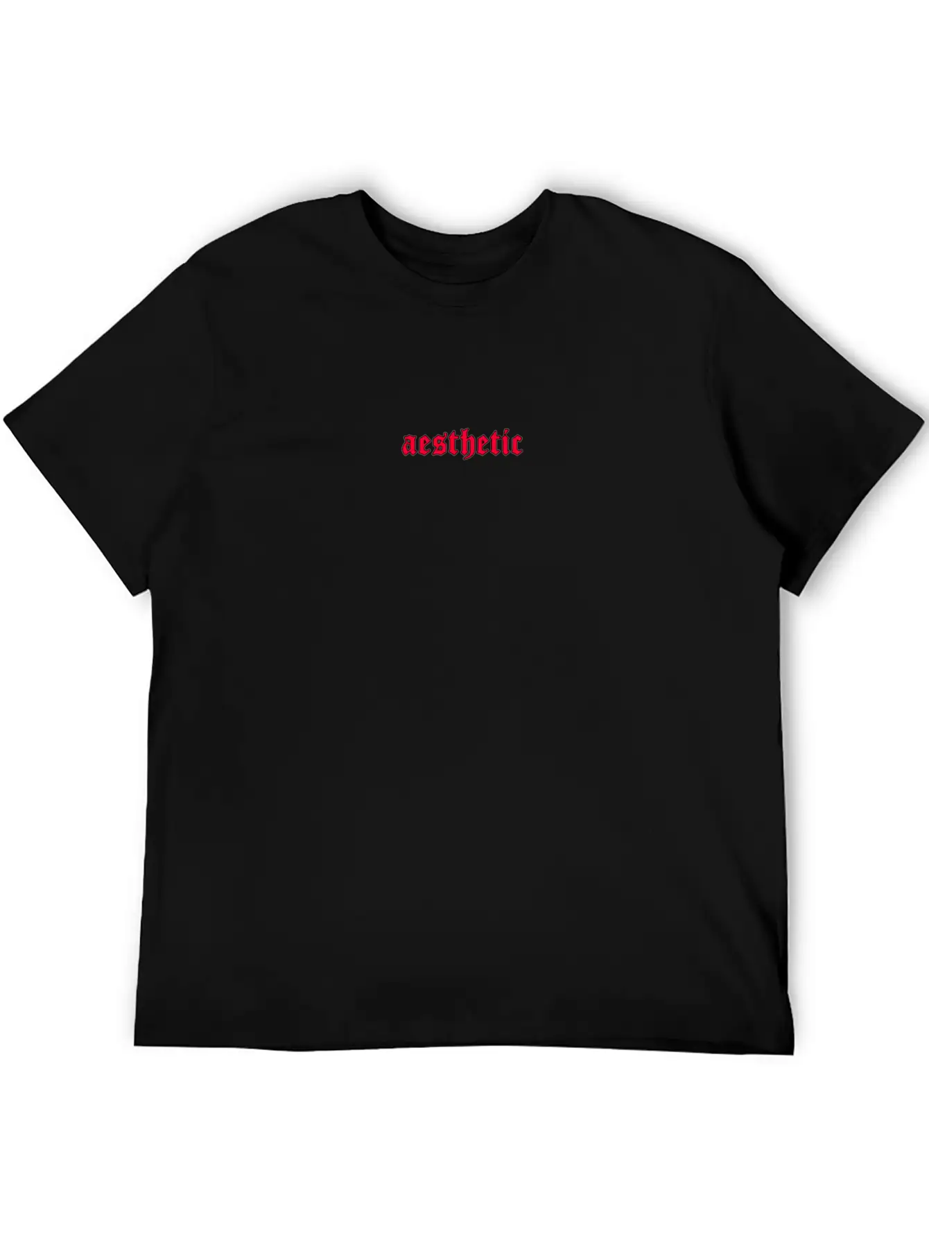 Aesthetic Grunge Aesthetic Red Goth Eboy Egirl Gif Basic Graphic T-Shirt – Daily Comfort In Soft Cotton