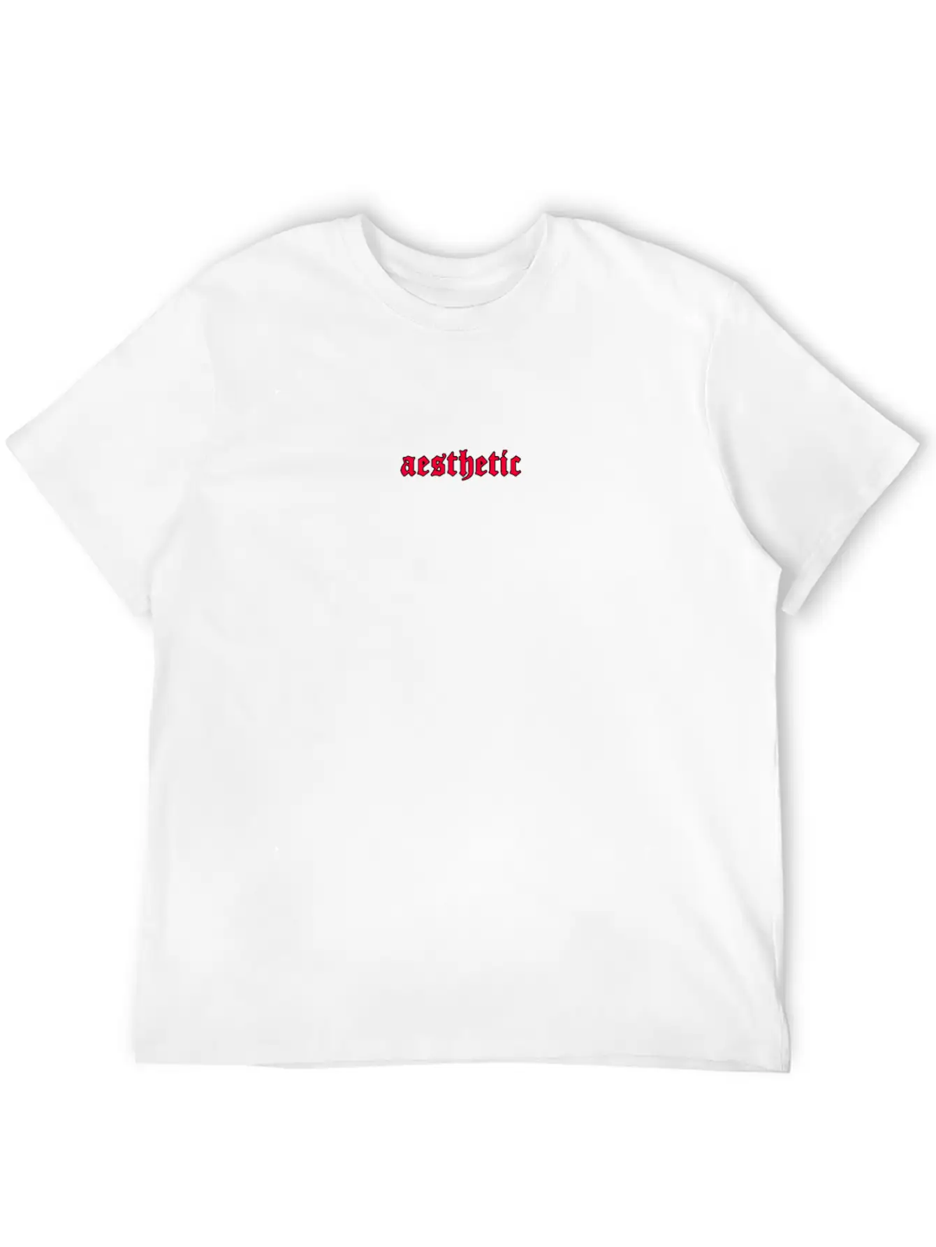 Aesthetic Grunge Aesthetic Red Goth Eboy Egirl Gif Basic Graphic T-Shirt – Daily Comfort In Soft Cotton