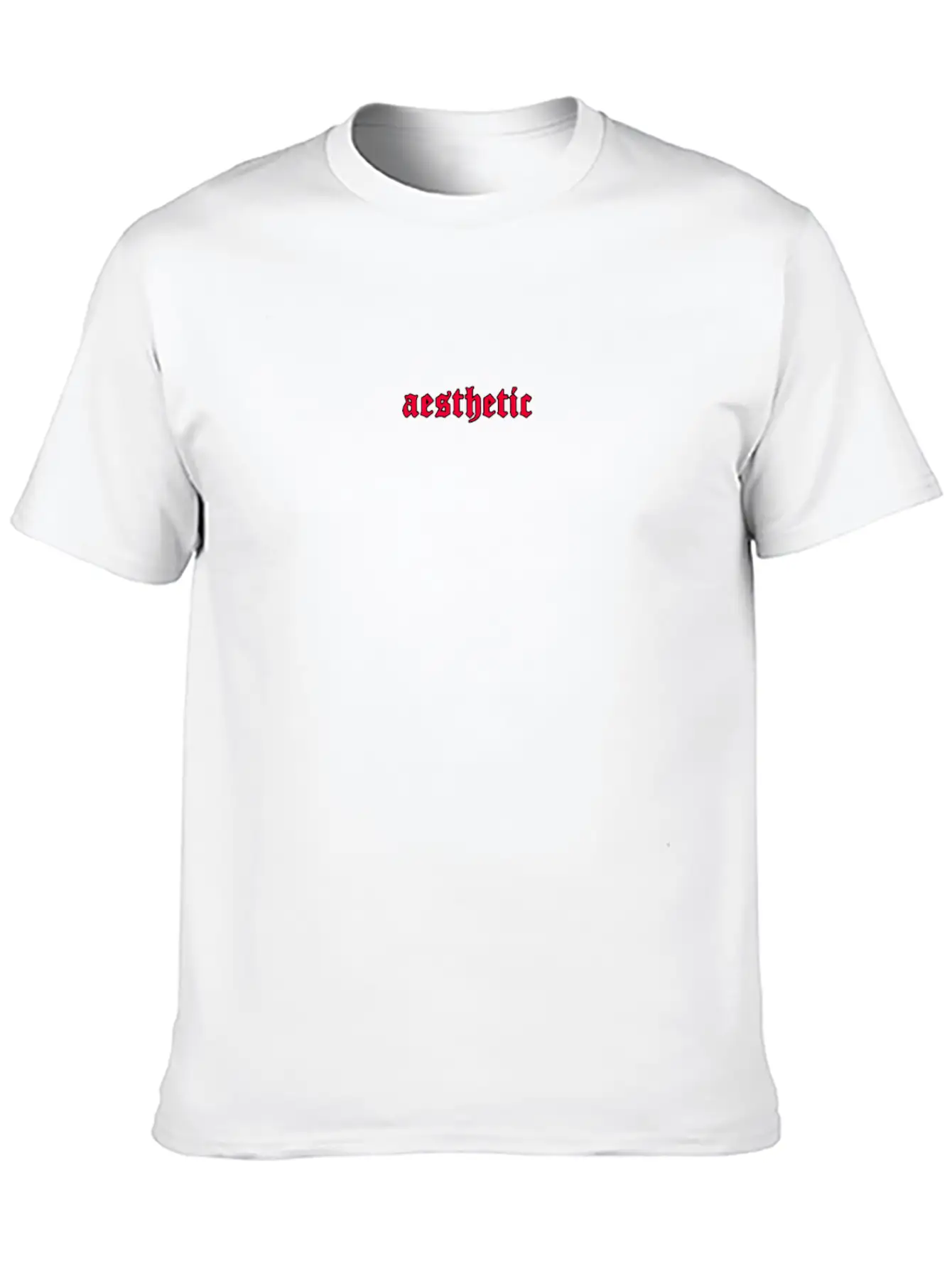 Aesthetic Grunge Aesthetic Red Goth Eboy Egirl Gif Basic Graphic T-Shirt – Daily Comfort In Soft Cotton