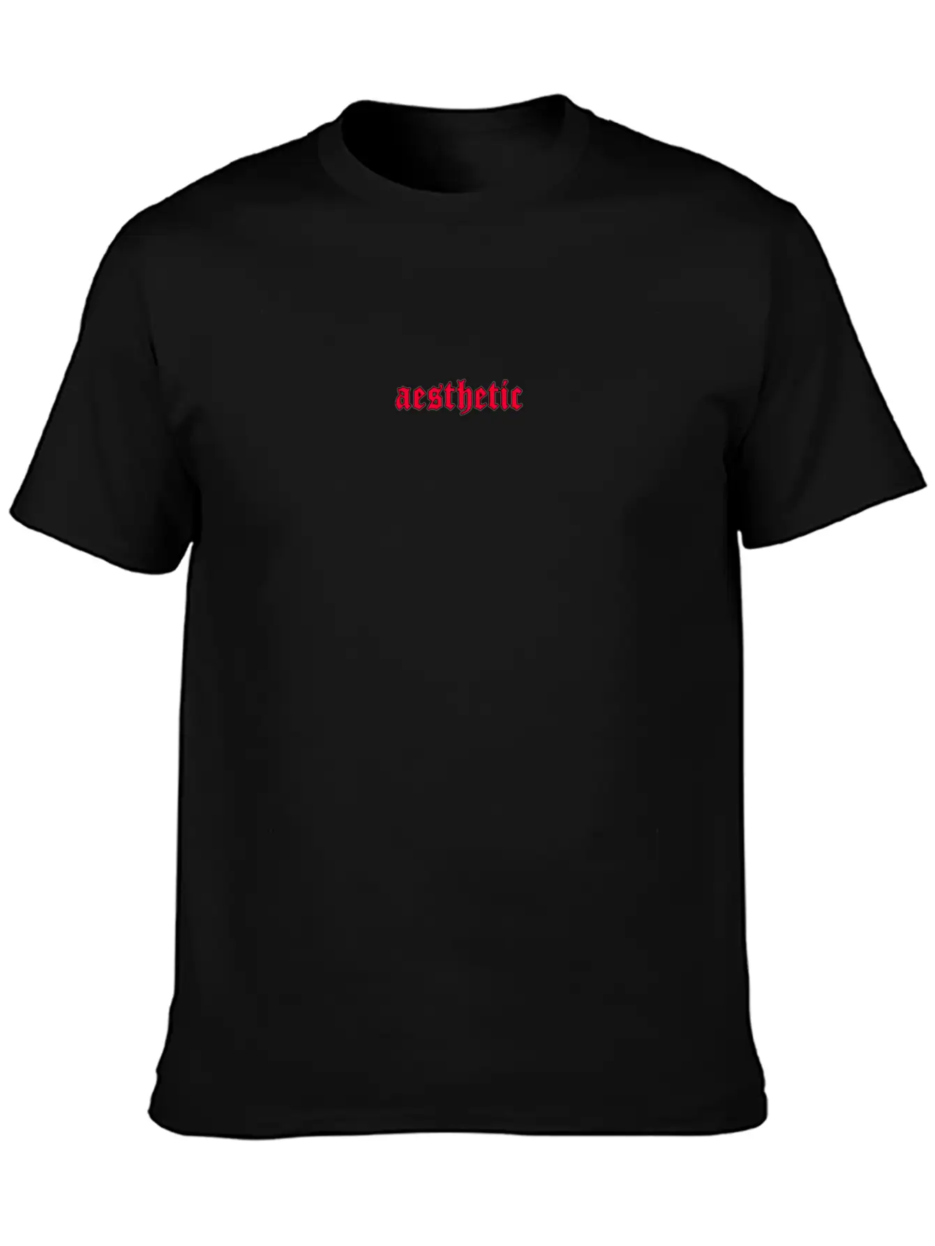 Aesthetic Grunge Aesthetic Red Goth Eboy Egirl Gif Basic Graphic T-Shirt – Daily Comfort In Soft Cotton