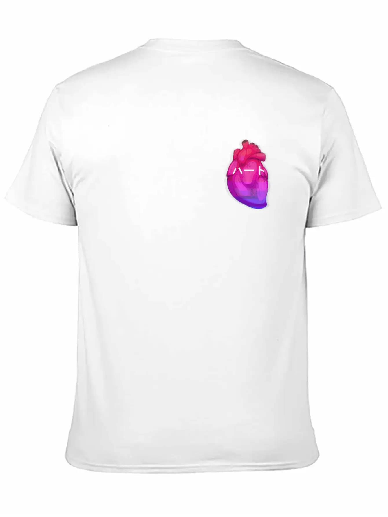 Aesthetic Heart Vaporwave Heart With Japanese Text Classic Fit Graphic Tee For Daily Comfort – Unisex Cotton Shirt