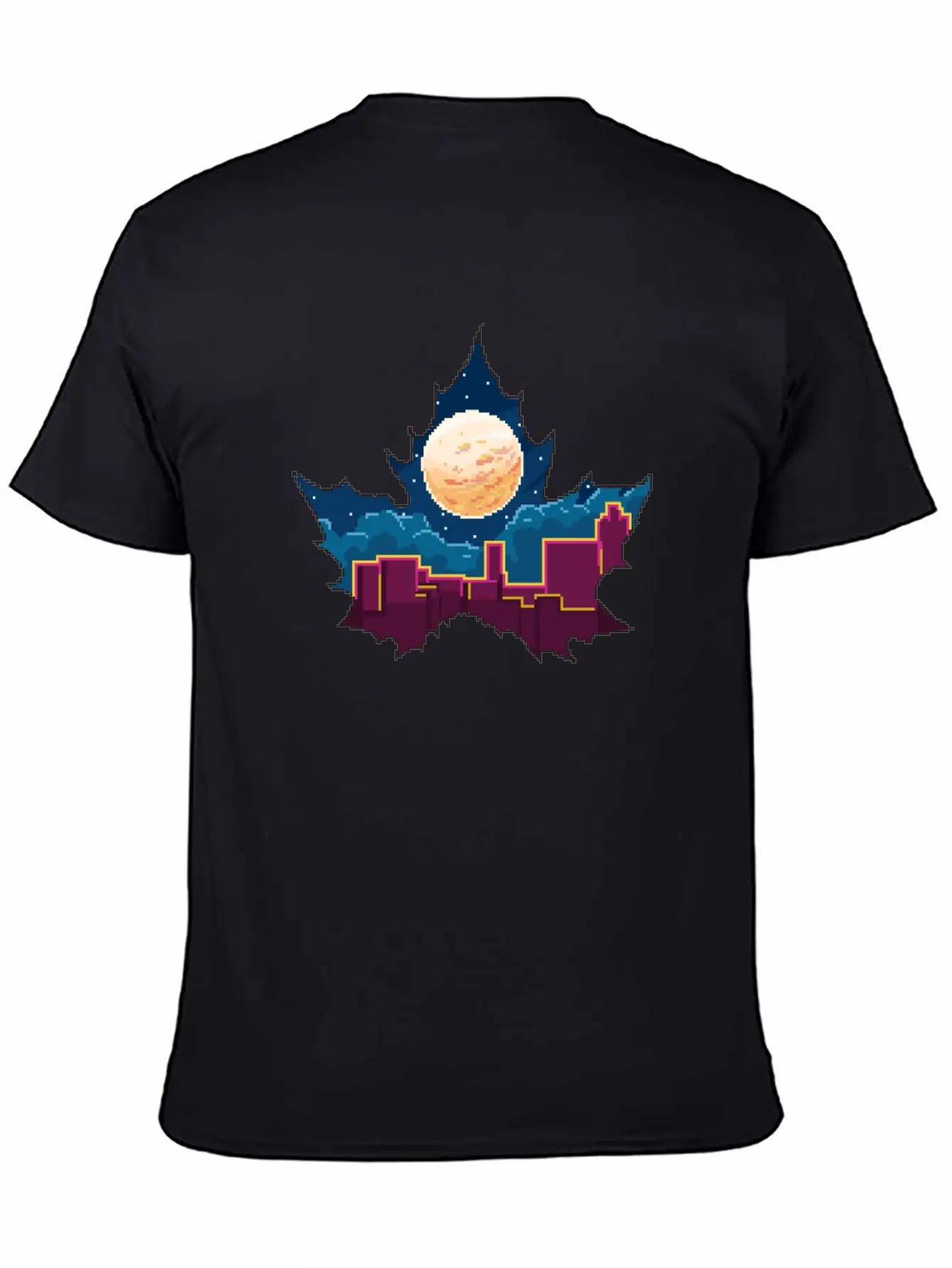 Aesthetic Leaves Modern Fit Casual T-Shirt – Clean And Versatile Design
