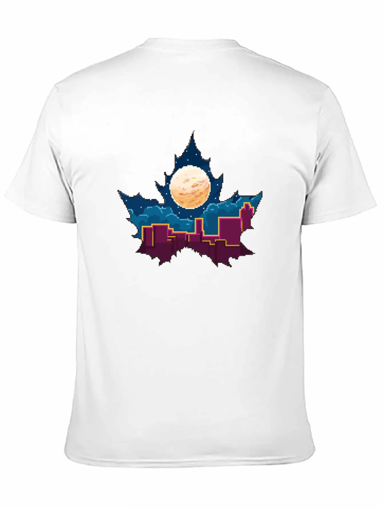 Aesthetic Leaves Modern Fit Casual T-Shirt – Clean And Versatile Design