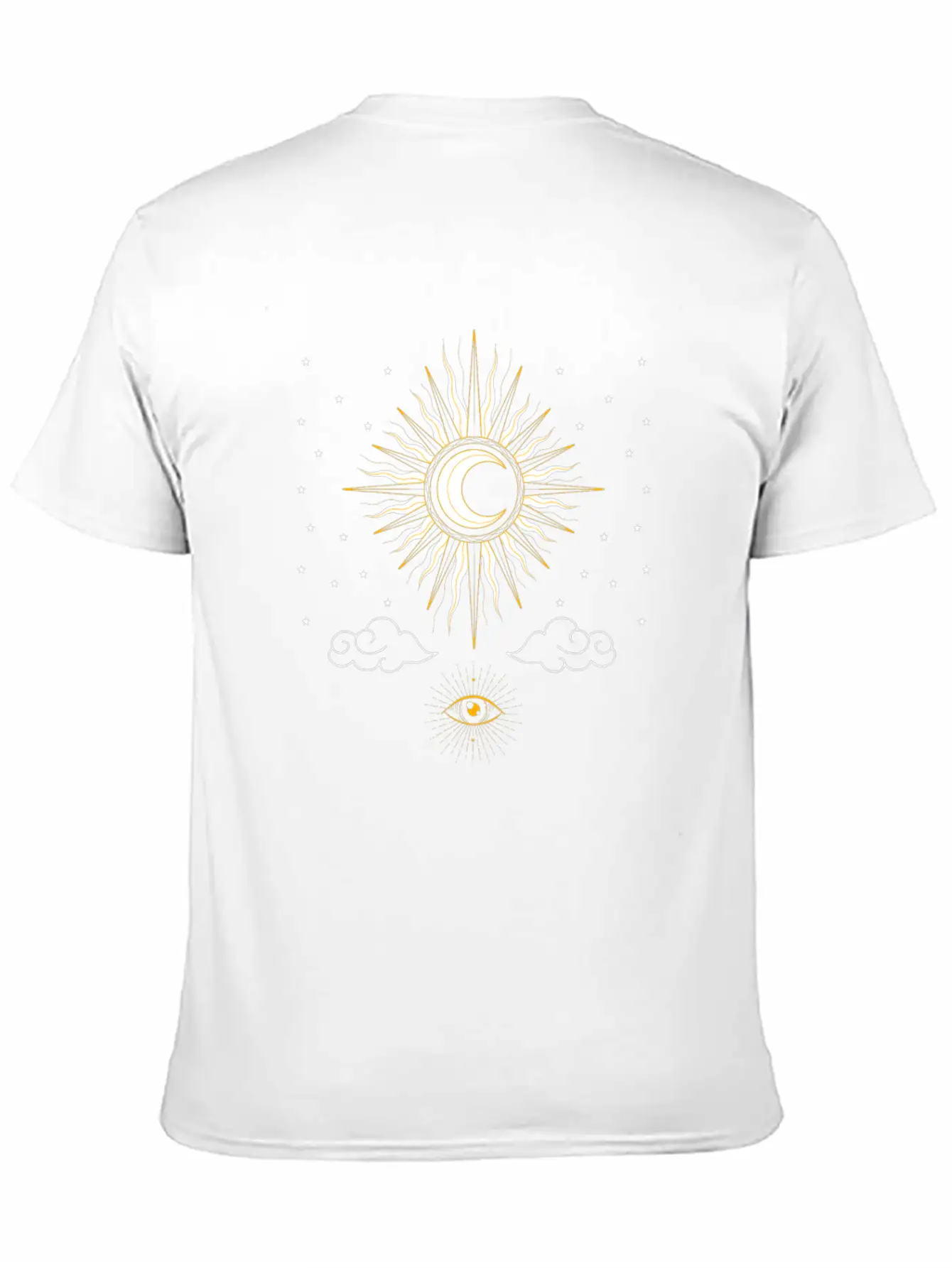 Aesthetic Tarot Sun Witches Sun Moon Classic Fit Graphic Tee For Daily Comfort – Unisex Cotton Shirt