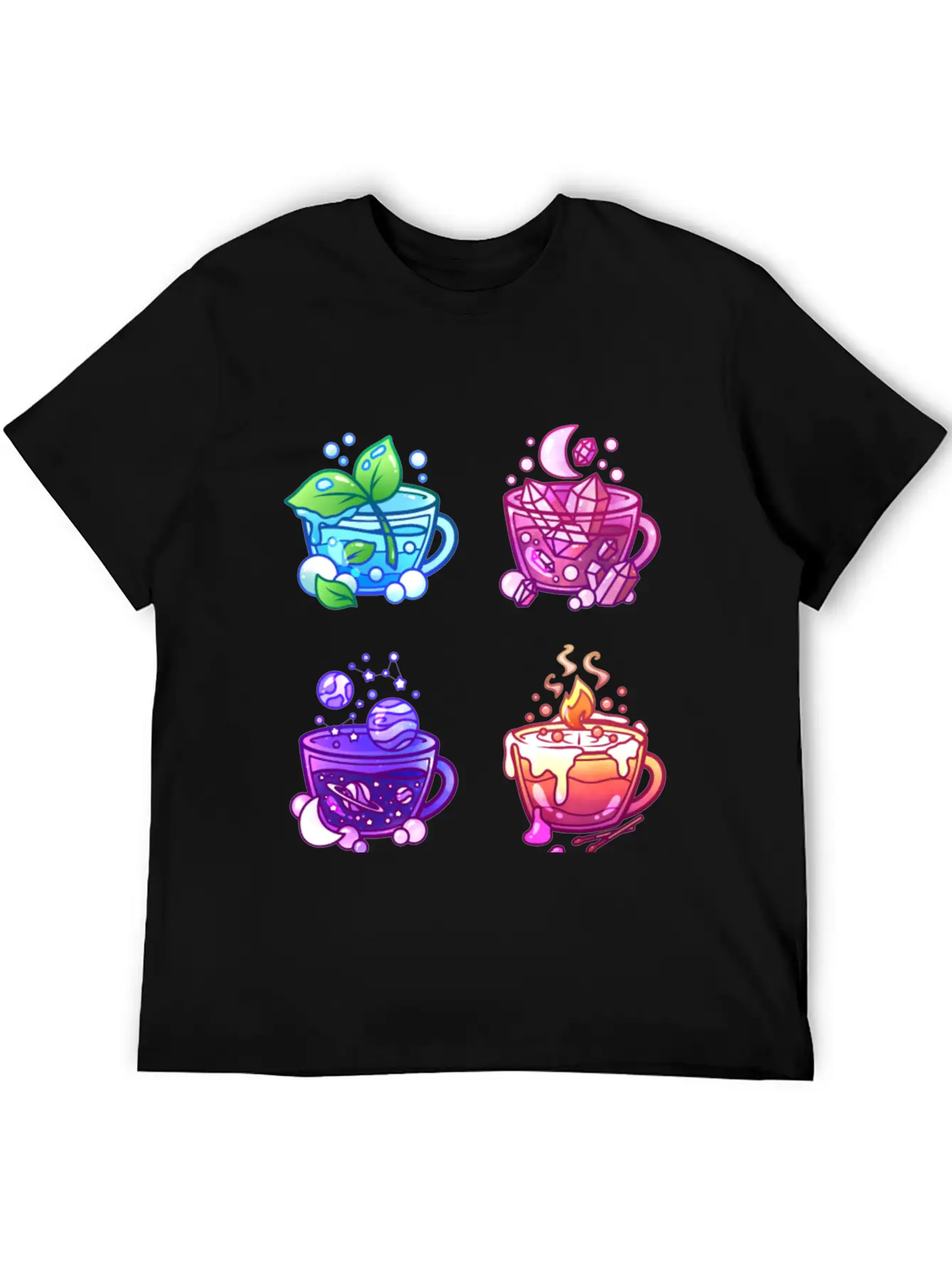 Aesthetic Teacup Collection Unisex Casual T-Shirt – Clean Design For Daily Comfort