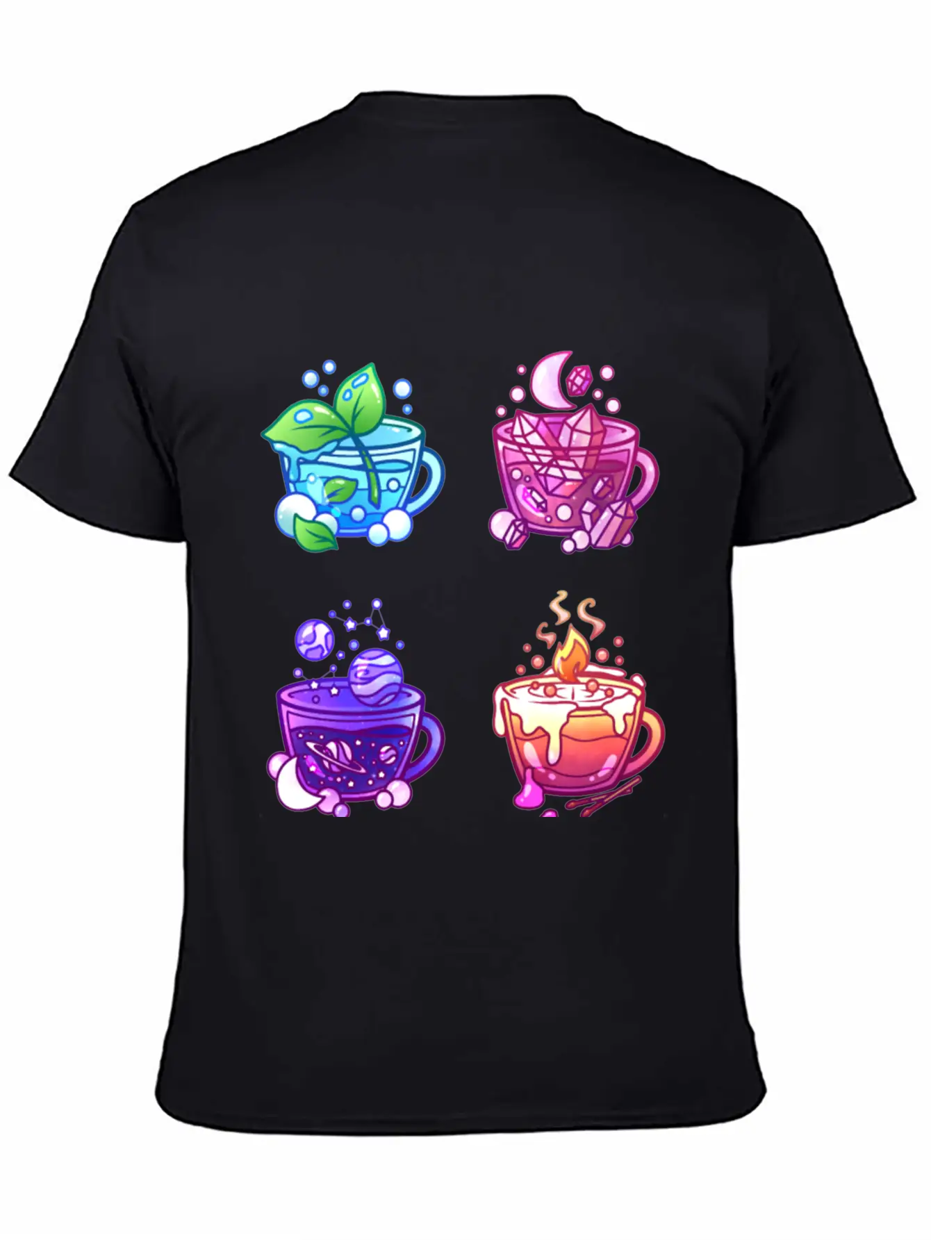 Aesthetic Teacup Collection Unisex Casual T-Shirt – Clean Design For Daily Comfort