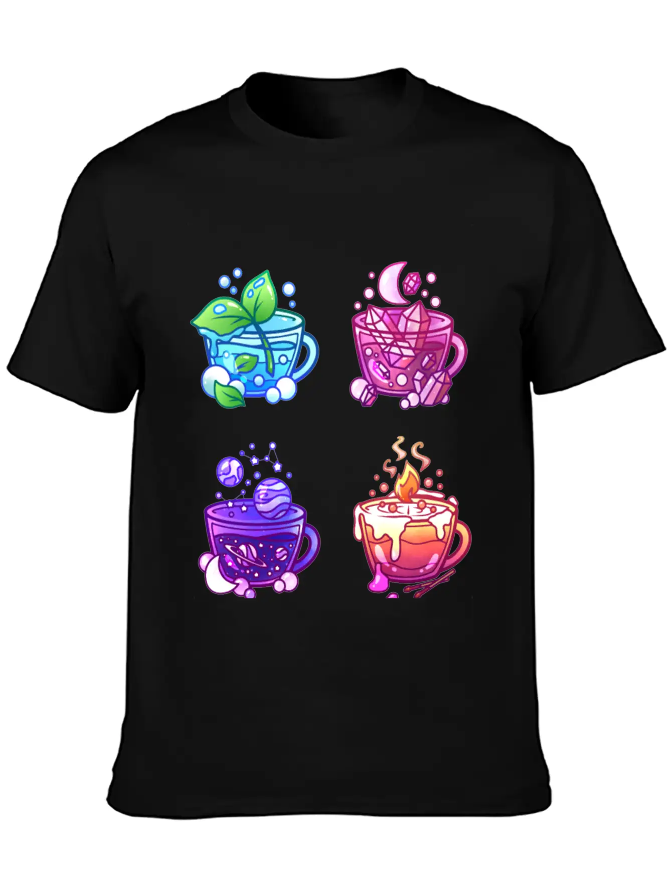 Aesthetic Teacup Collection Unisex Casual T-Shirt – Clean Design For Daily Comfort