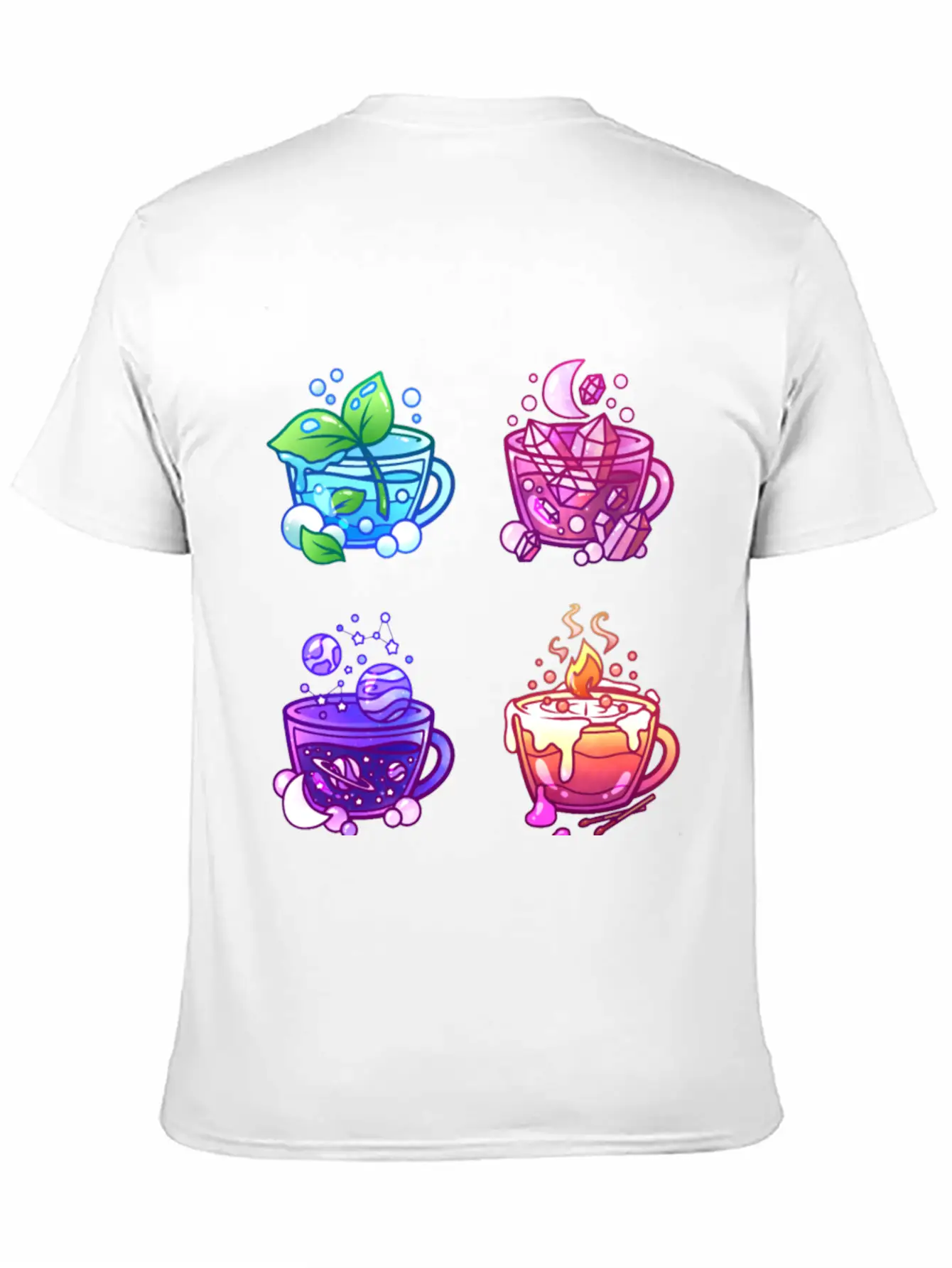 Aesthetic Teacup Collection Unisex Casual T-Shirt – Clean Design For Daily Comfort
