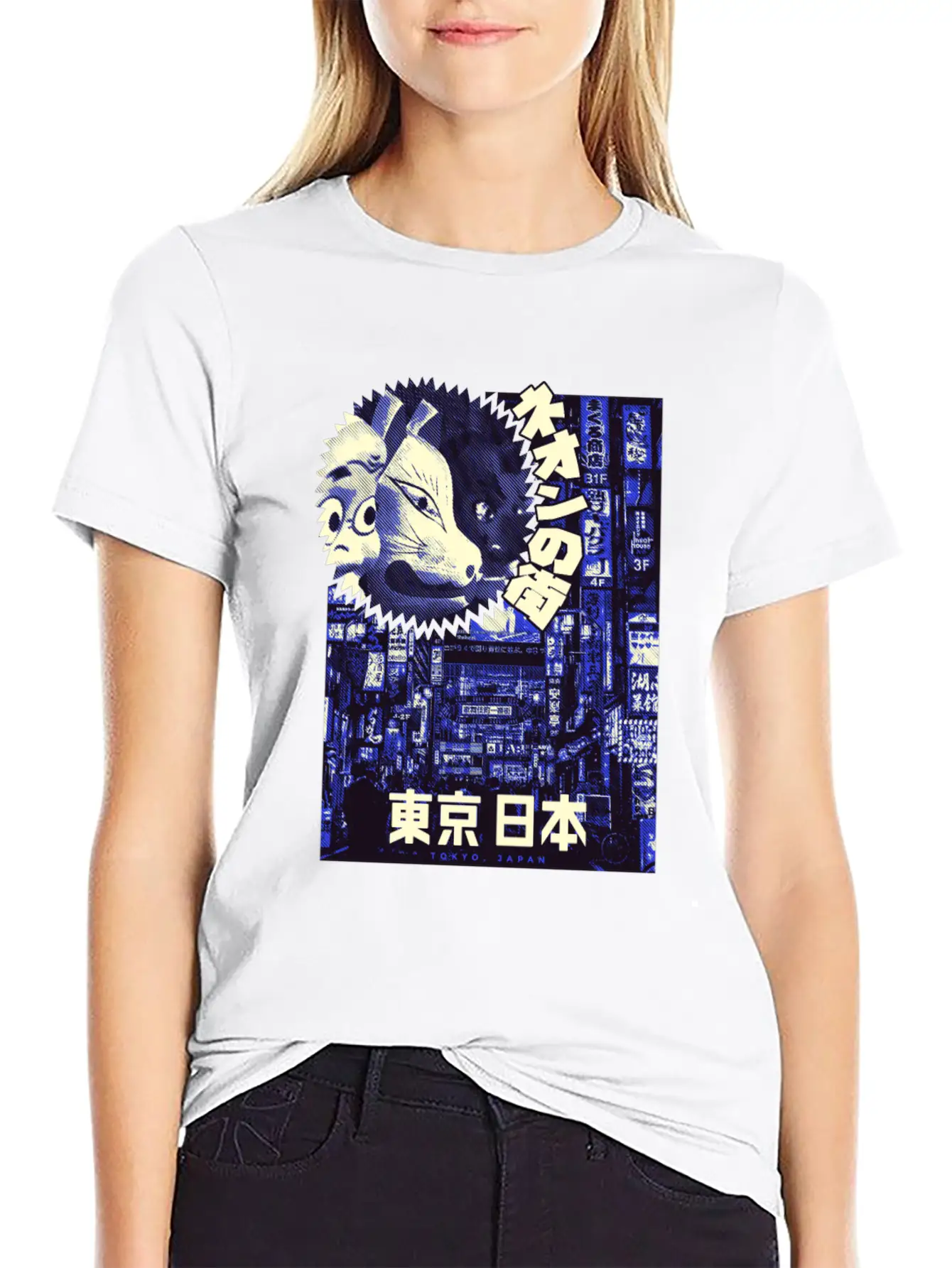 Aesthetic Vaporwave. Japan 80er 90er Tokyo Lightweight Cotton T-Shirt – Daily Comfort Graphic Shirt