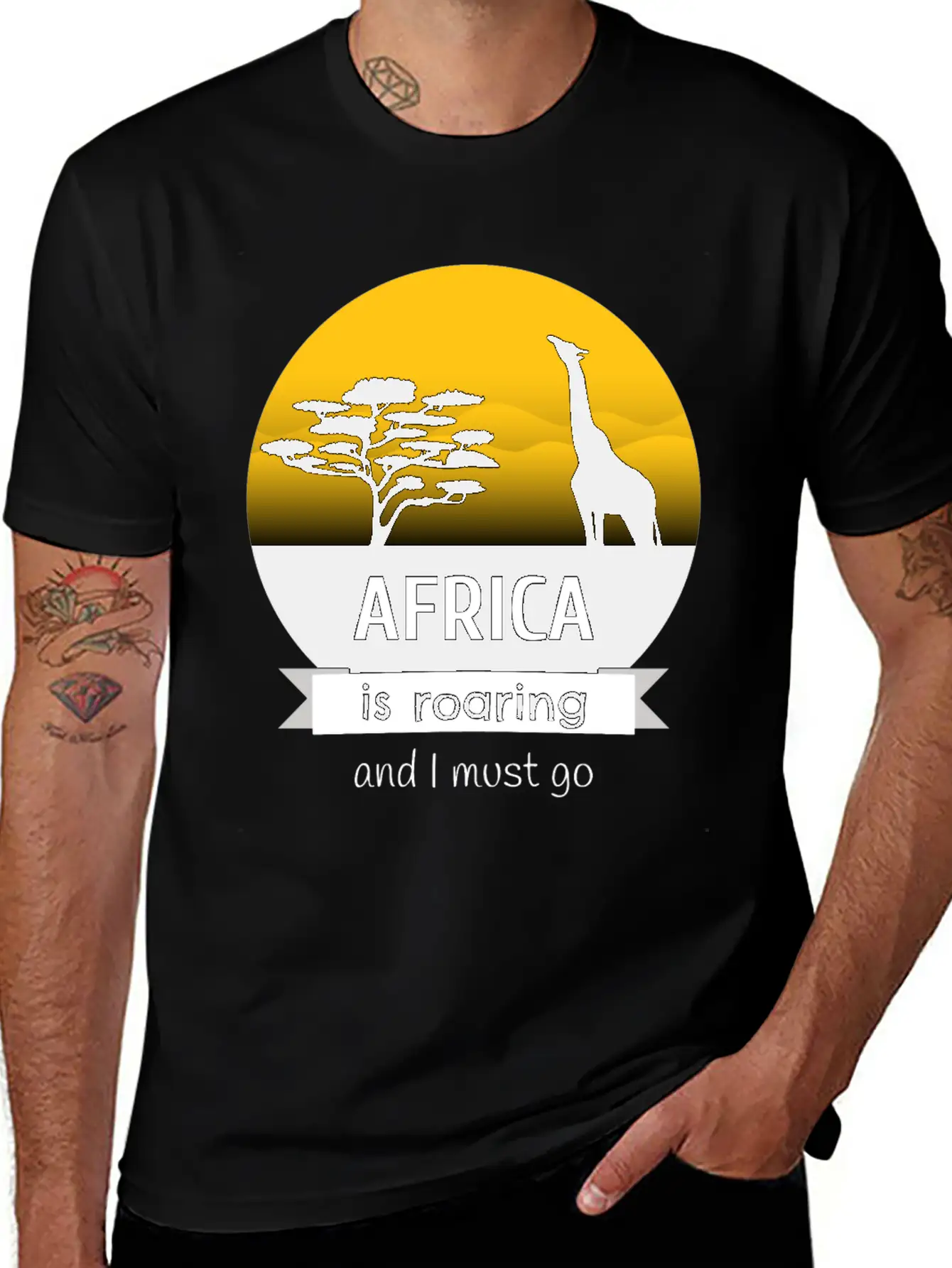 Africa Is Roaring And I Must Go Modern Fit Casual T-Shirt – Clean And Versatile Design