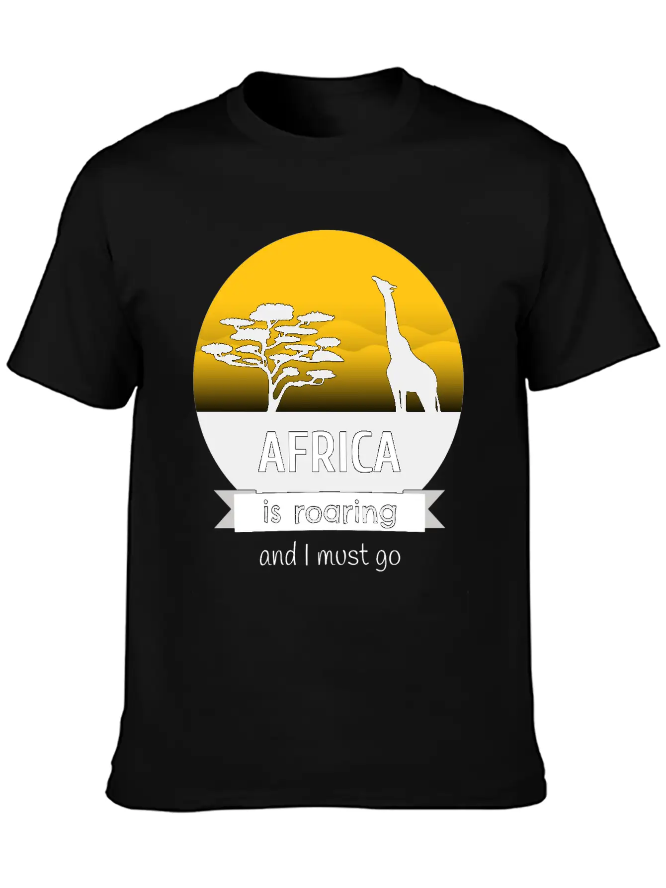 Africa Is Roaring And I Must Go Modern Fit Casual T-Shirt – Clean And Versatile Design