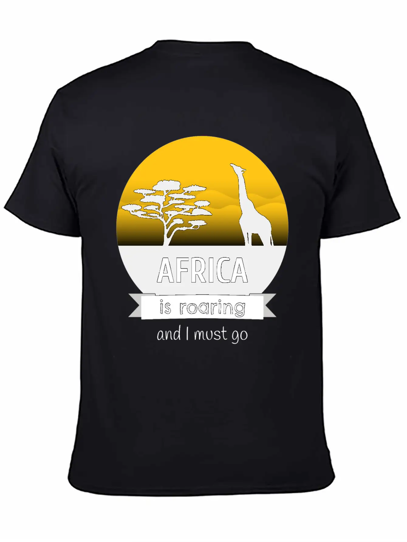 Africa Is Roaring And I Must Go Modern Fit Casual T-Shirt – Clean And Versatile Design