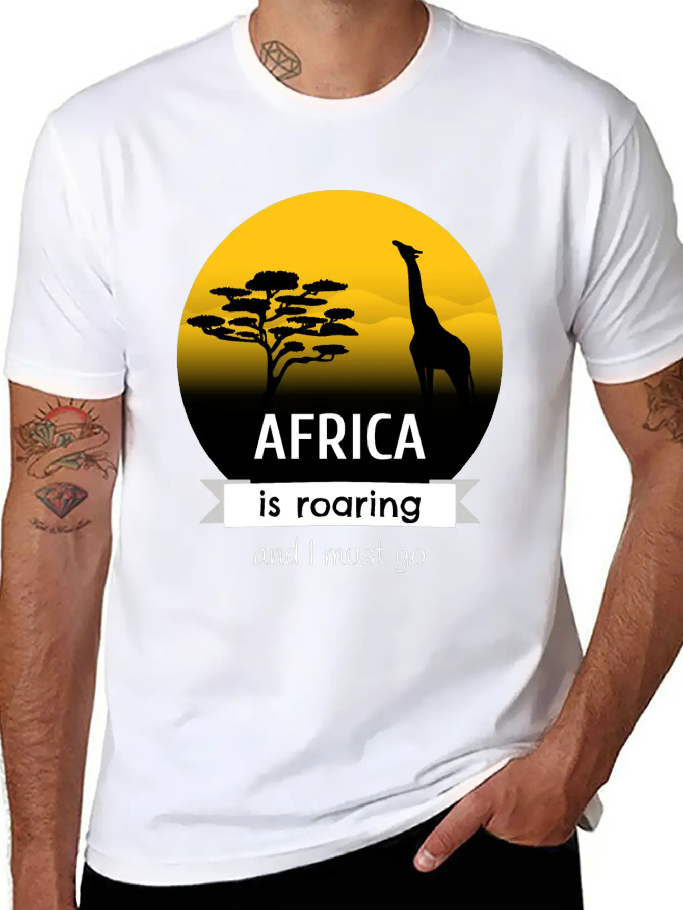 Africa Is Roaring And I Must Go Modern Fit Casual T-Shirt – Clean And Versatile Design