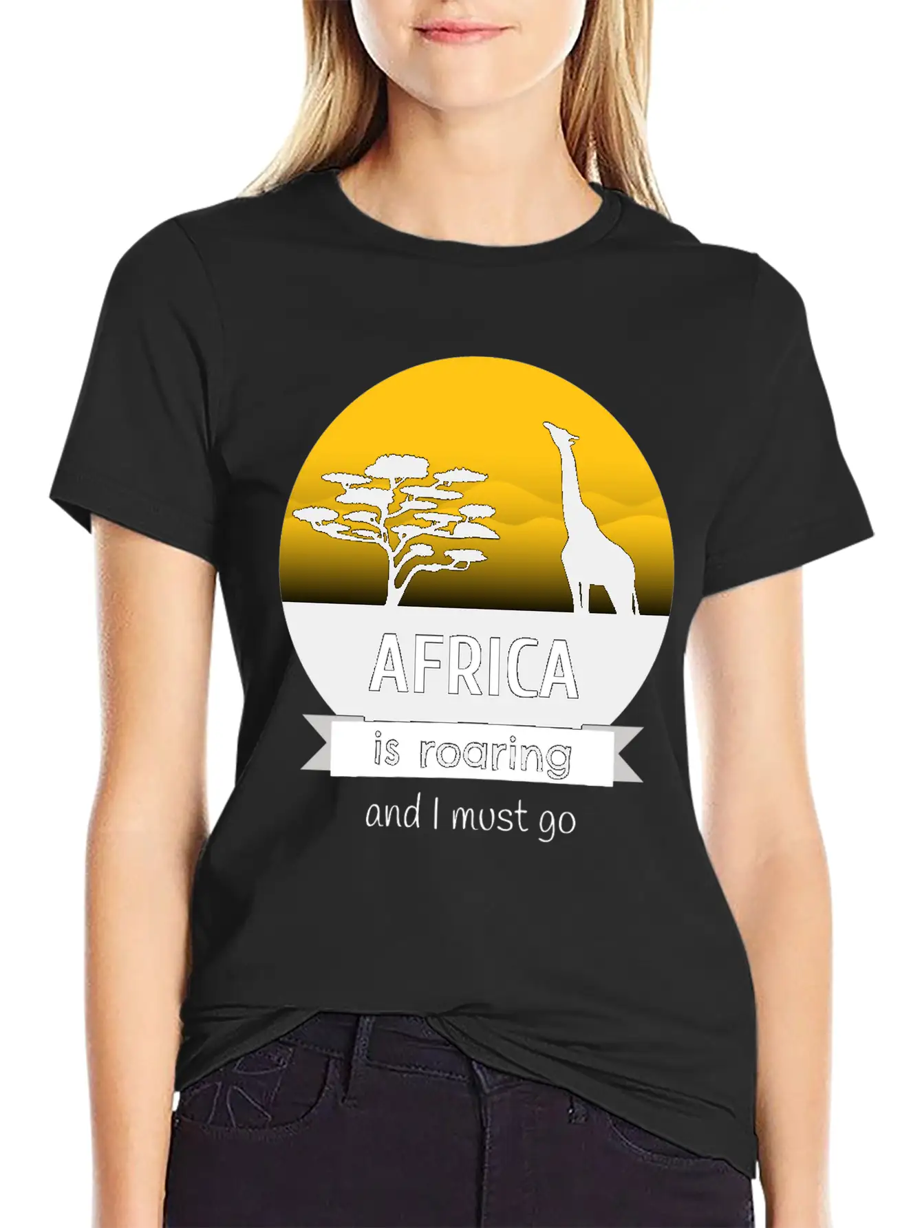 Africa Is Roaring And I Must Go Modern Fit Casual T-Shirt – Clean And Versatile Design