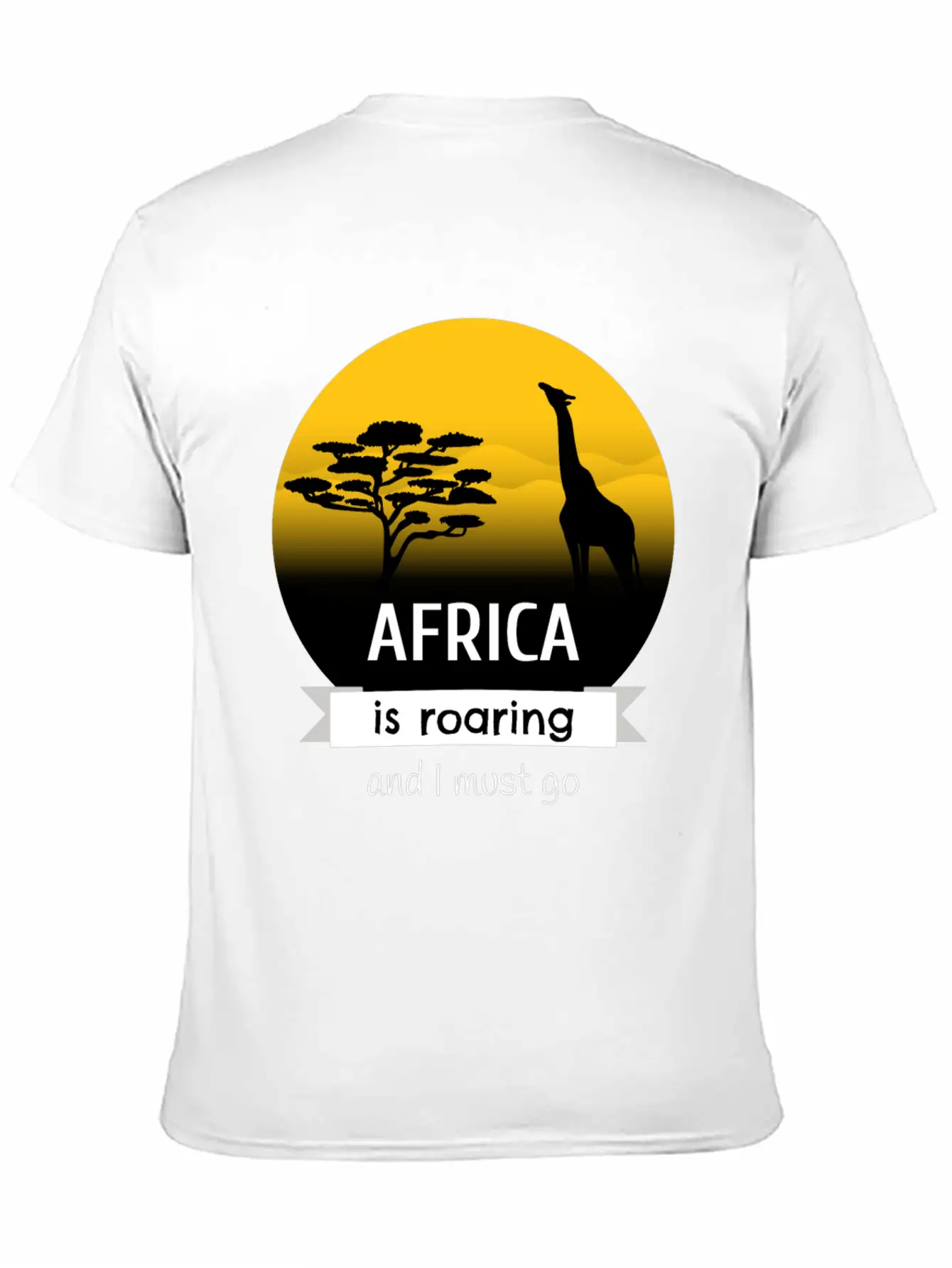 Africa Is Roaring And I Must Go Modern Fit Casual T-Shirt – Clean And Versatile Design