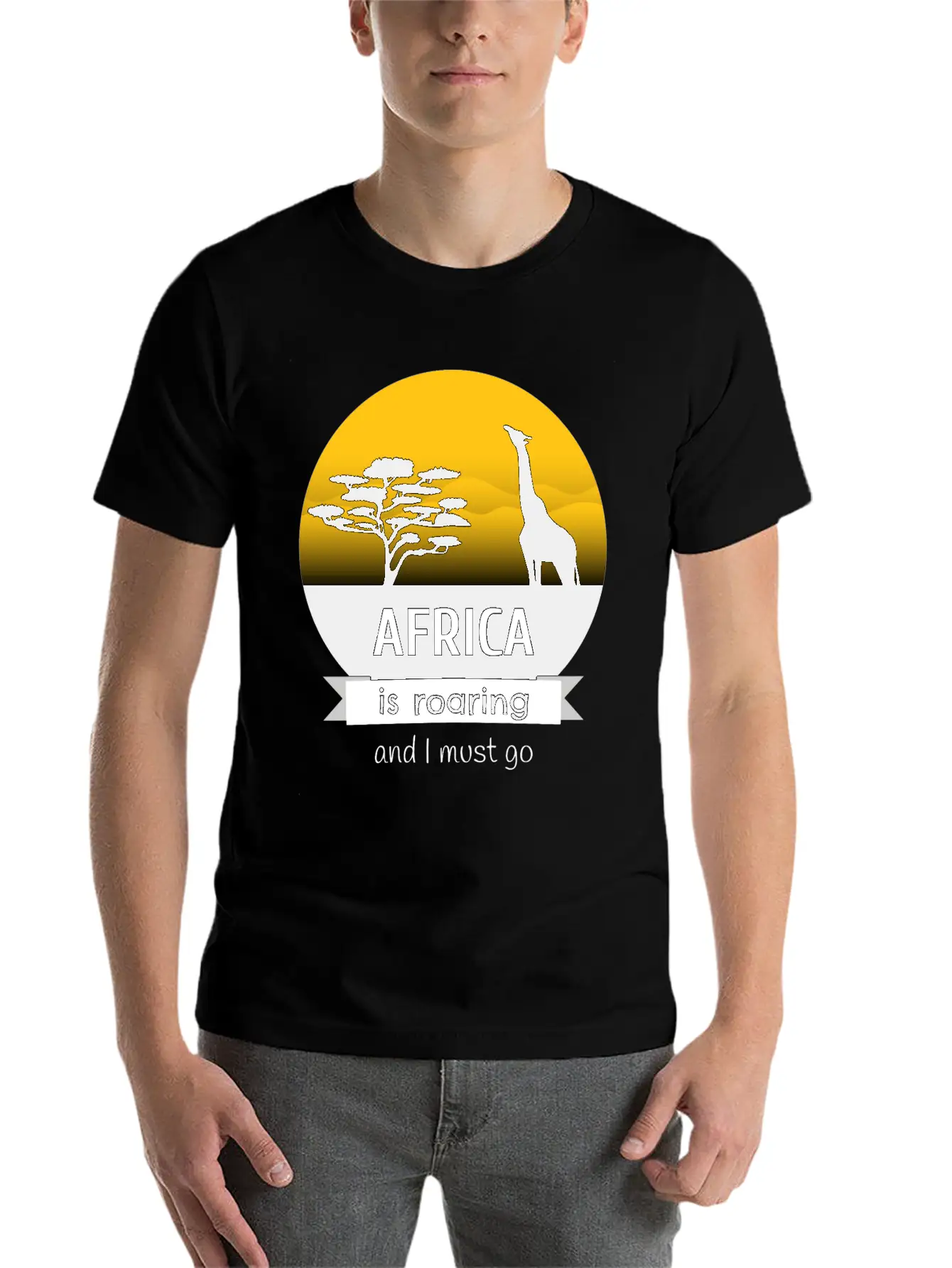 Africa Is Roaring And I Must Go Modern Fit Casual T-Shirt – Clean And Versatile Design