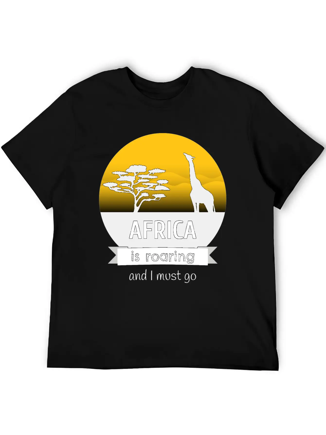Africa Is Roaring And I Must Go Modern Fit Casual T-Shirt – Clean And Versatile Design