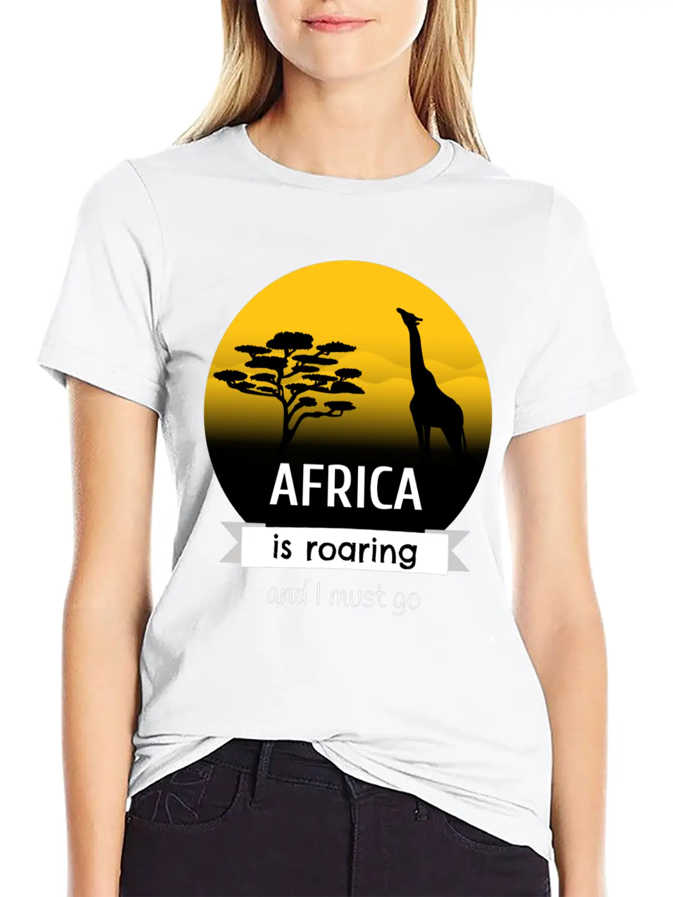 Africa Is Roaring And I Must Go Modern Fit Casual T-Shirt – Clean And Versatile Design