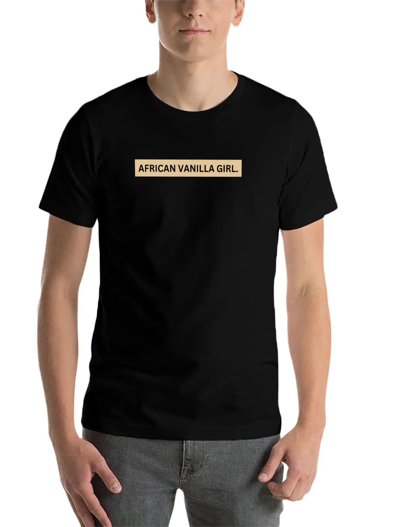 African Vanilla Girl Stylish Everyday T-Shirt – Unisex Basic Cotton Tee