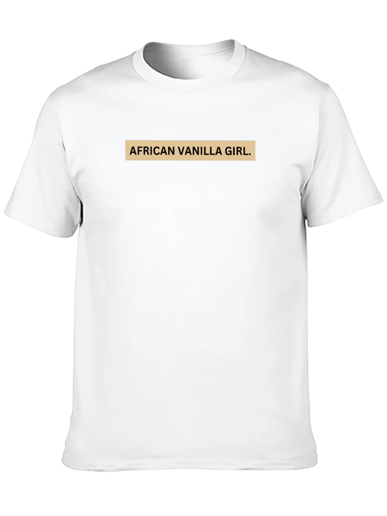 African Vanilla Girl Stylish Everyday T-Shirt – Unisex Basic Cotton Tee