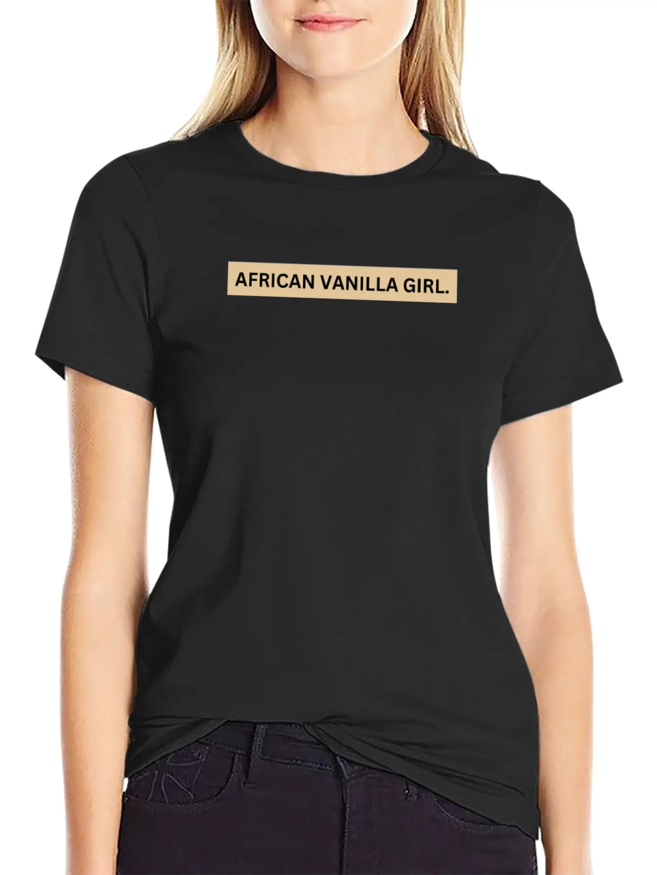 African Vanilla Girl Stylish Everyday T-Shirt – Unisex Basic Cotton Tee