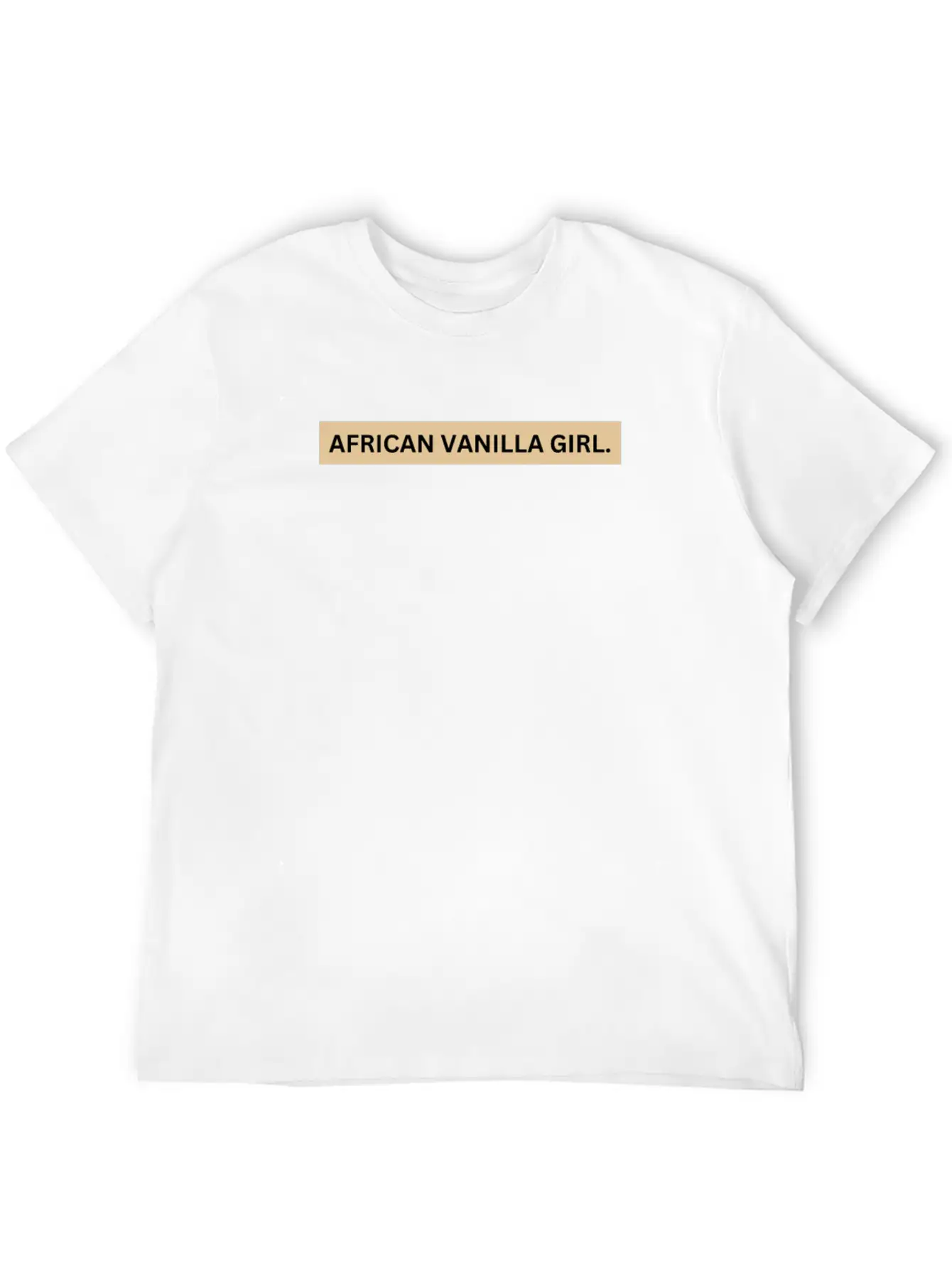 African Vanilla Girl Stylish Everyday T-Shirt – Unisex Basic Cotton Tee