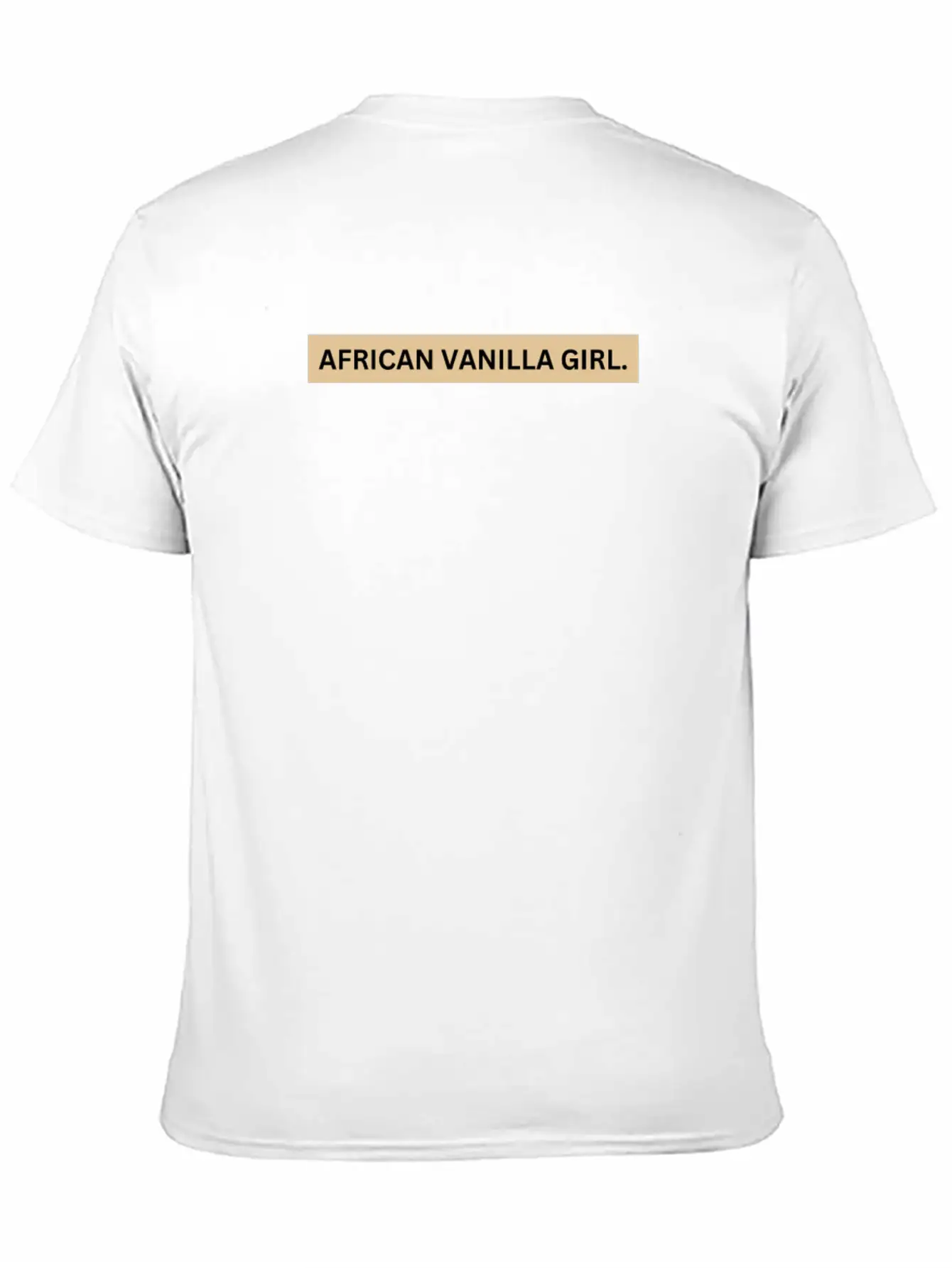 African Vanilla Girl Stylish Everyday T-Shirt – Unisex Basic Cotton Tee