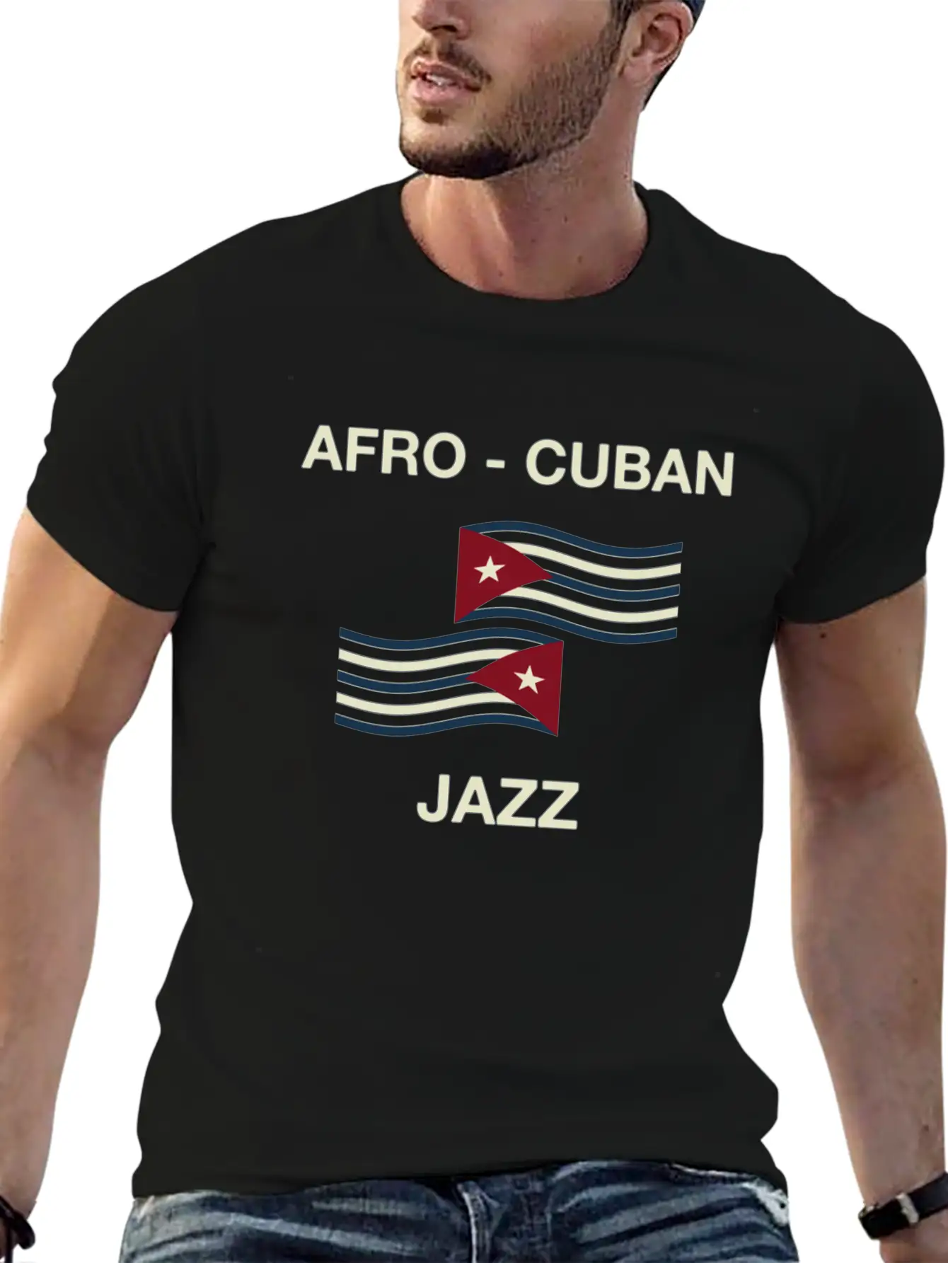 Afro Cuban Jazz Classic Fit Graphic Tee For Daily Comfort – Unisex Cotton Shirt