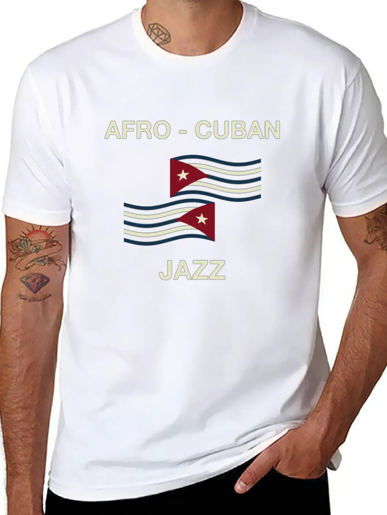 Afro Cuban Jazz Classic Fit Graphic Tee For Daily Comfort – Unisex Cotton Shirt