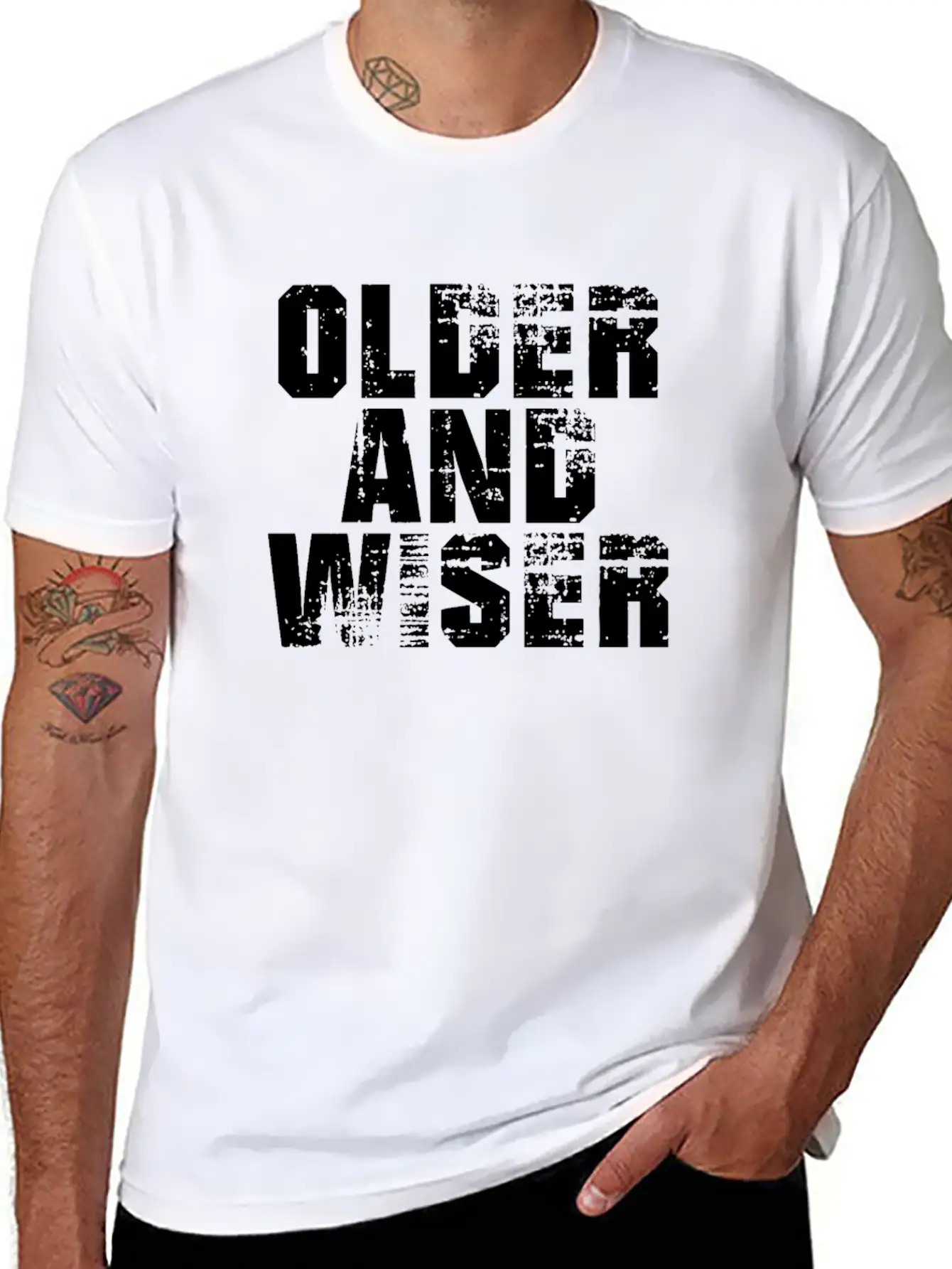 Aged Knowledge Lightweight Cotton T-Shirt – Daily Comfort Graphic Shirt