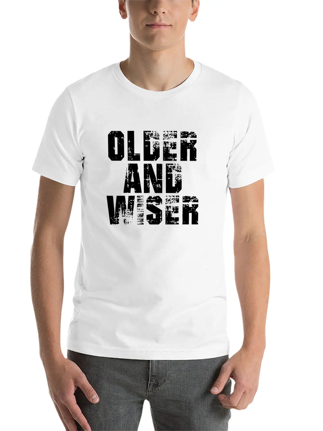 Aged Knowledge Lightweight Cotton T-Shirt – Daily Comfort Graphic Shirt