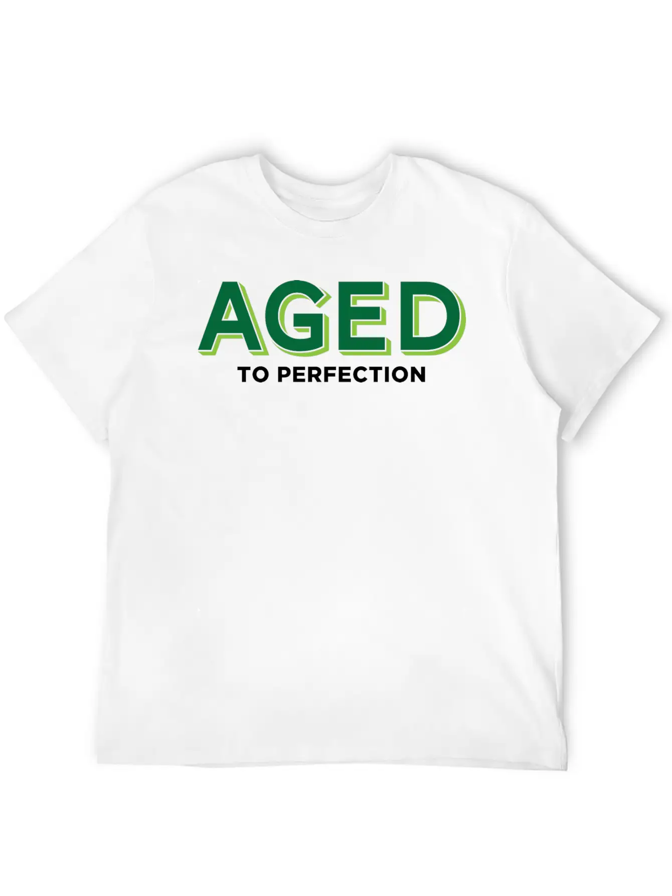 Aged To Perfection! Lightweight Cotton T-Shirt – Daily Comfort Graphic Shirt