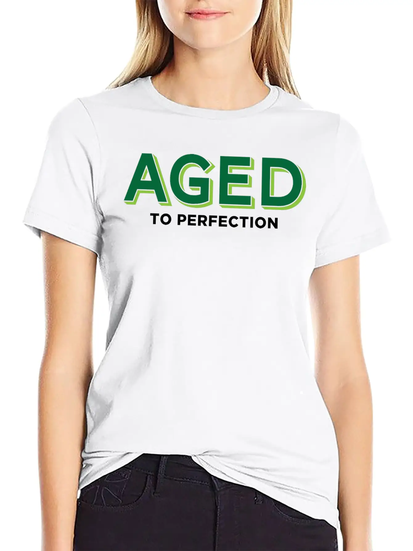 Aged To Perfection! Lightweight Cotton T-Shirt – Daily Comfort Graphic Shirt