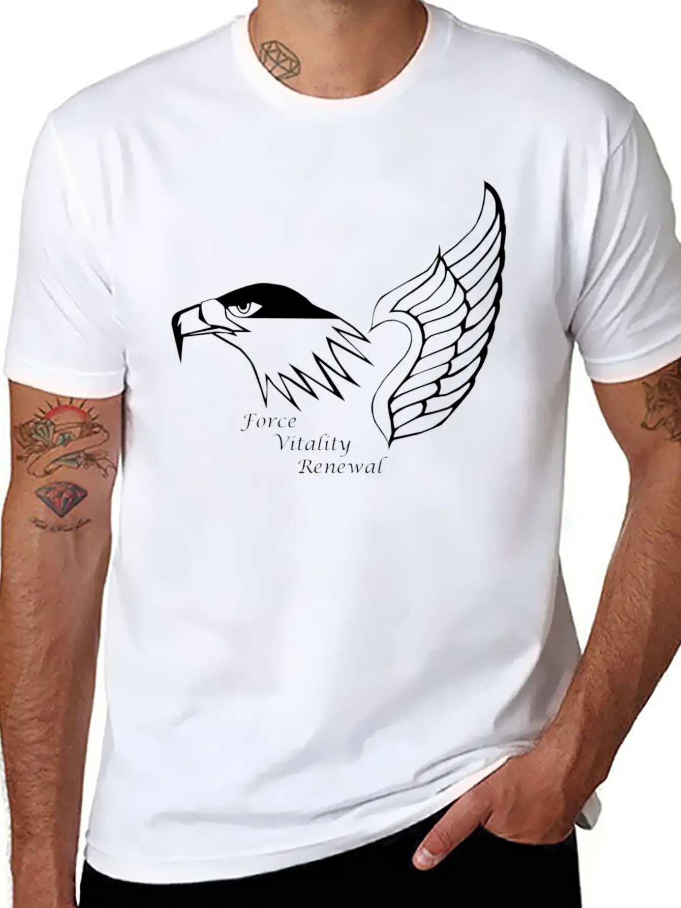 Aguila Classic Fit Graphic Tee For Daily Comfort – Unisex Cotton Shirt