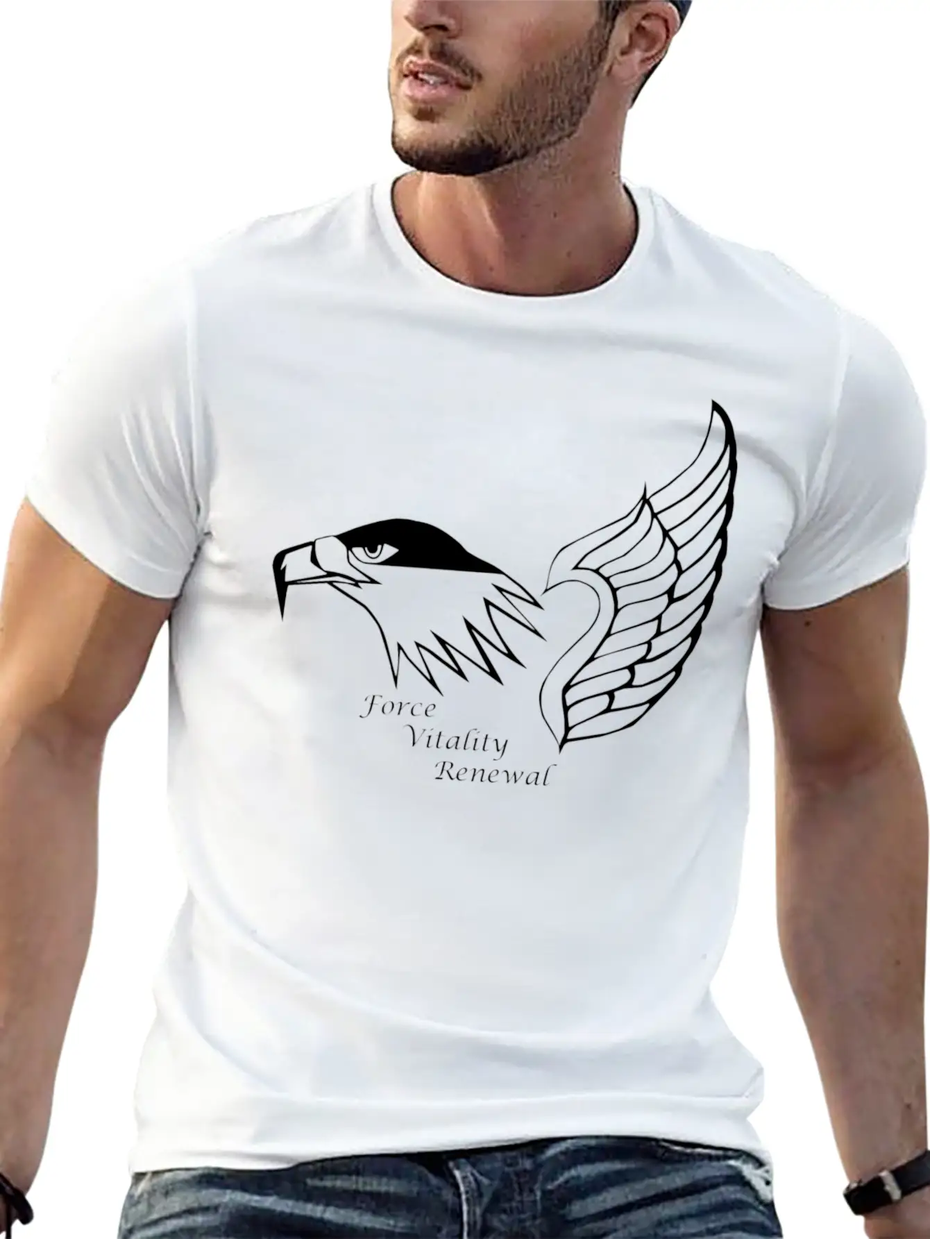 Aguila Classic Fit Graphic Tee For Daily Comfort – Unisex Cotton Shirt
