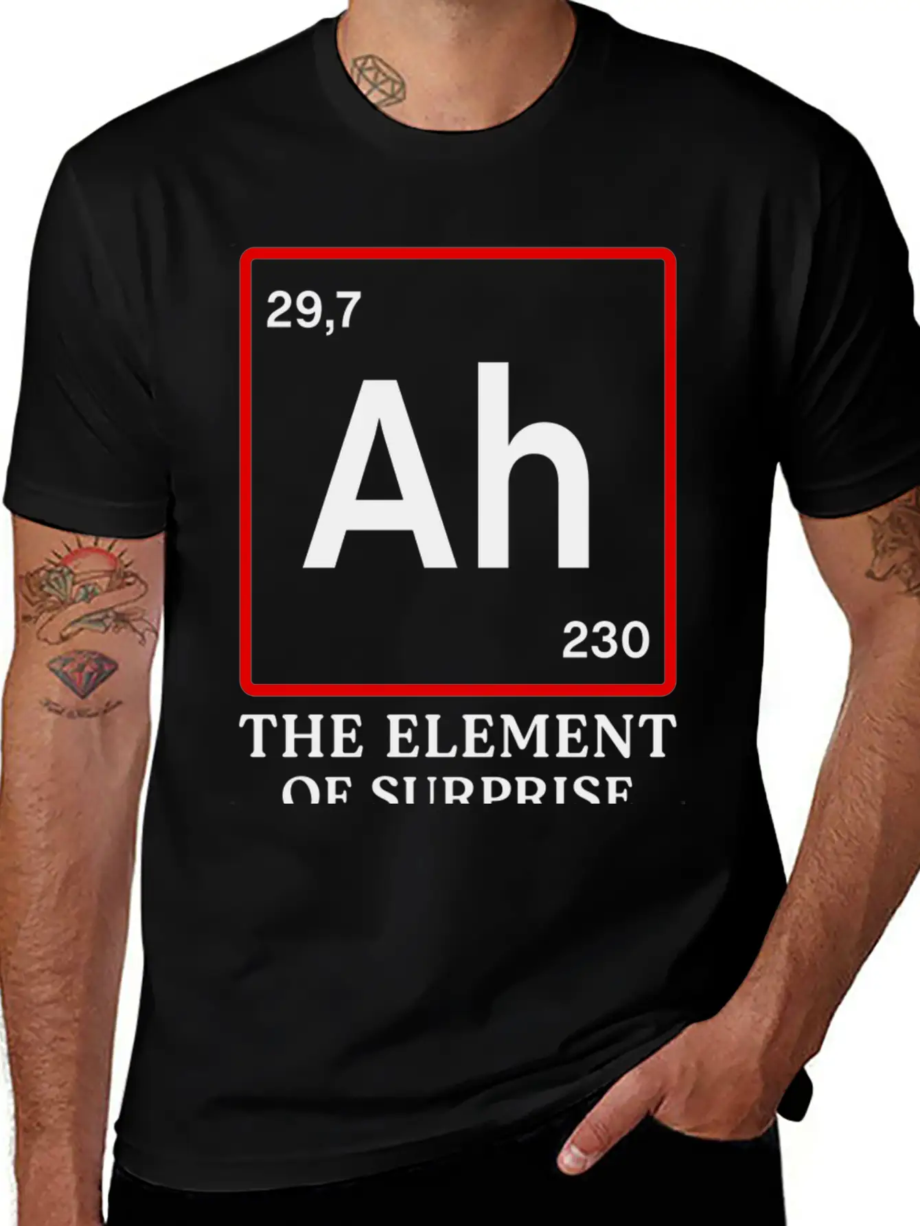 Ah Element Of Surprise Unisex Casual T-Shirt – Clean Design For Daily Comfort